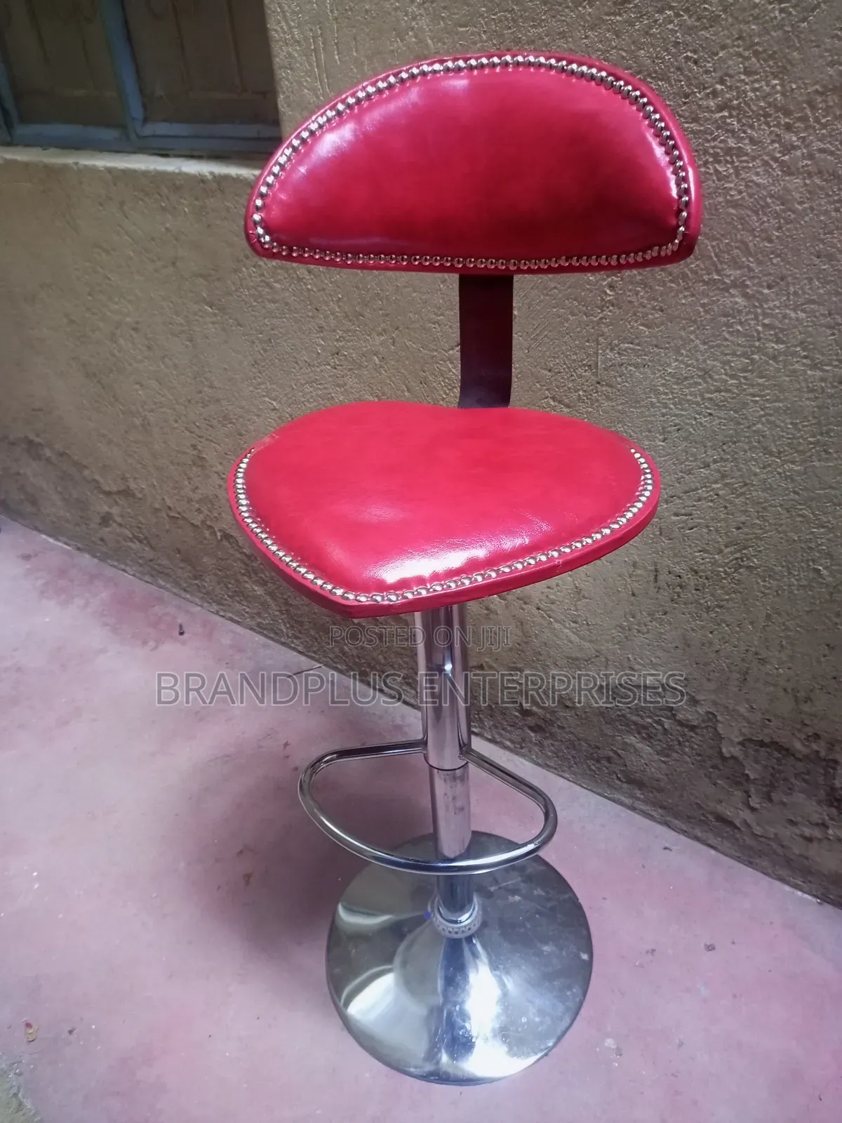 Red Studio/Kitchen Stool/Chair