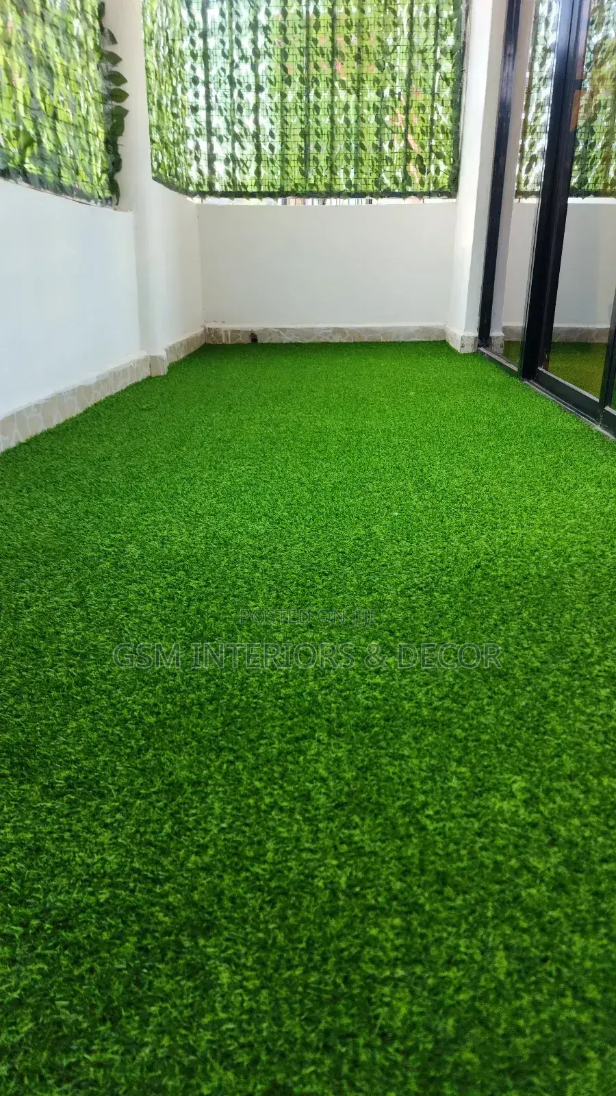 Balcony Grass Carpet Green