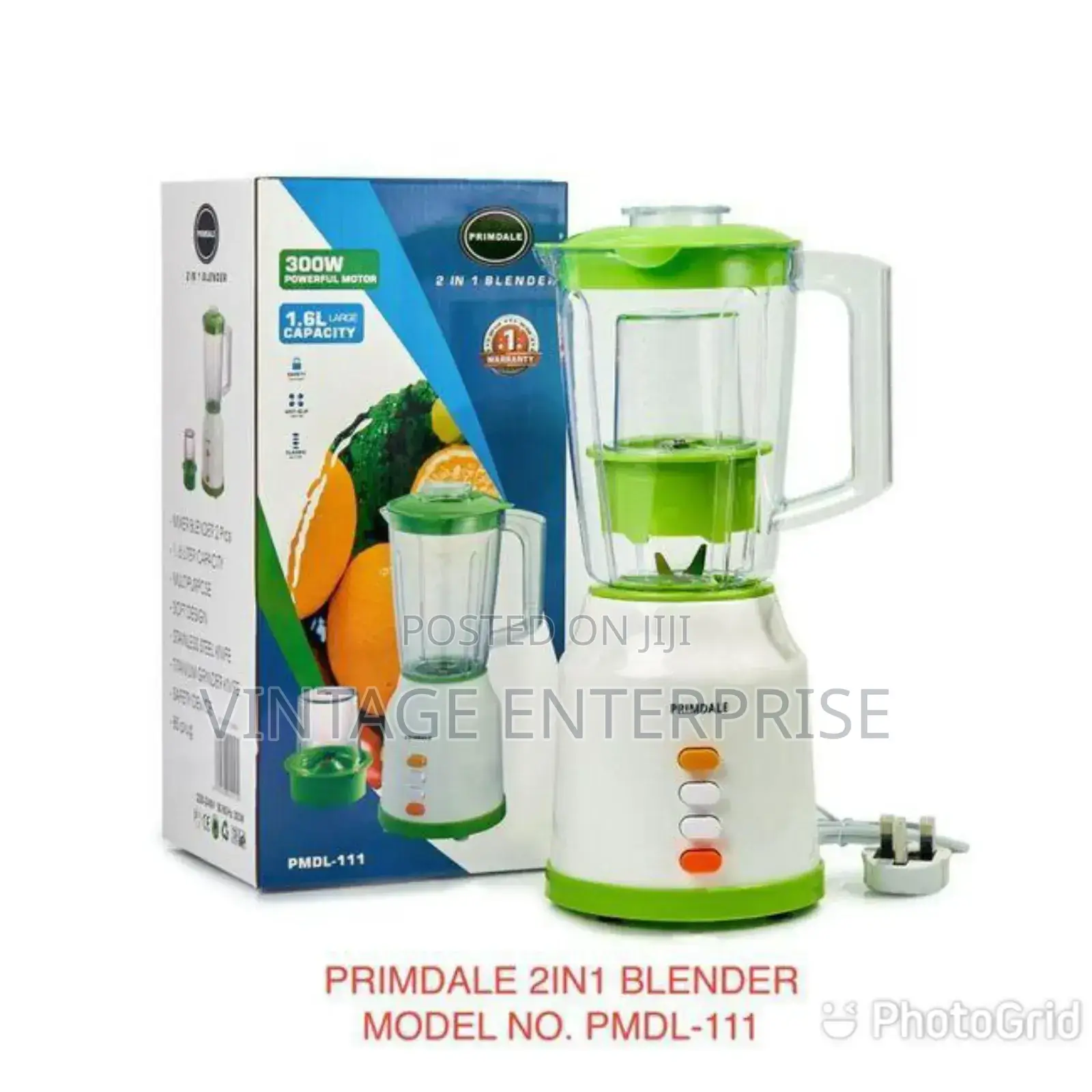 Primadell 2 in 1 Blender