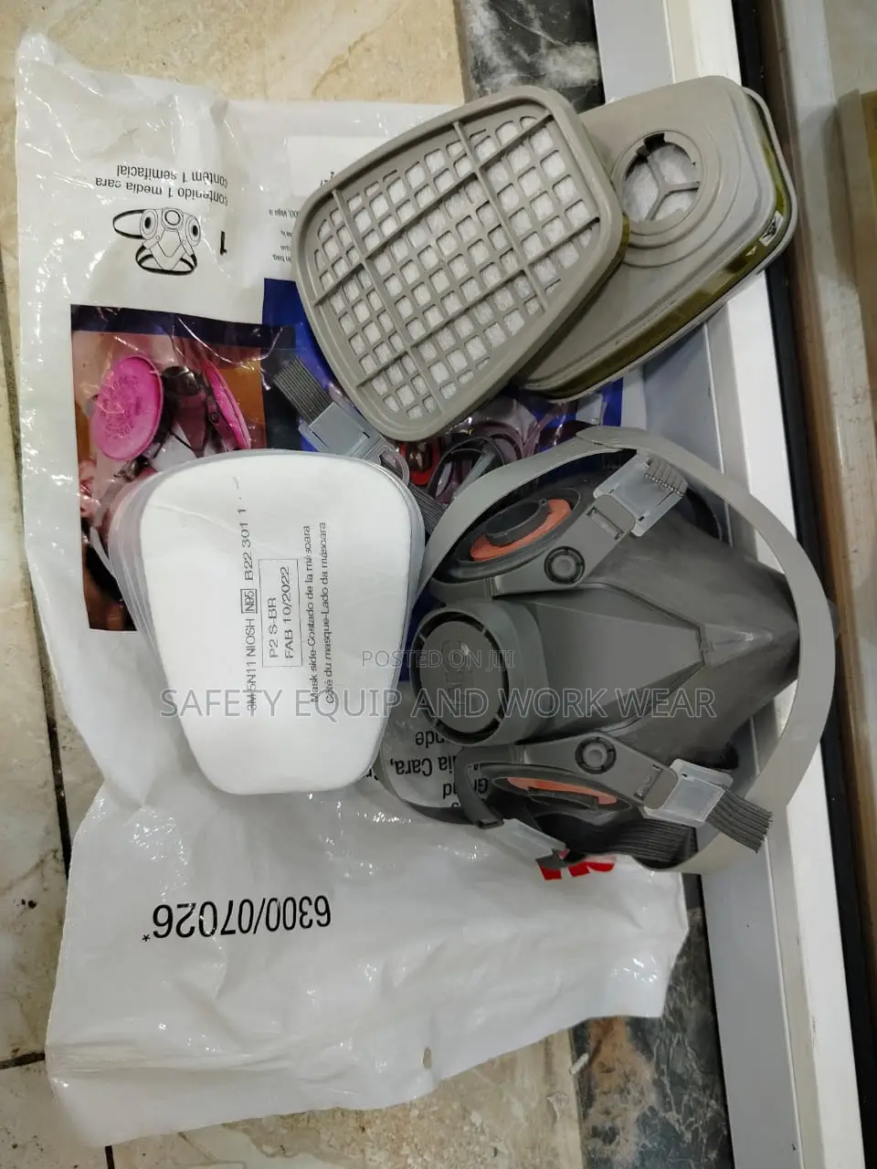 Series 6300 3M Half Face Masks Reusable Respirator