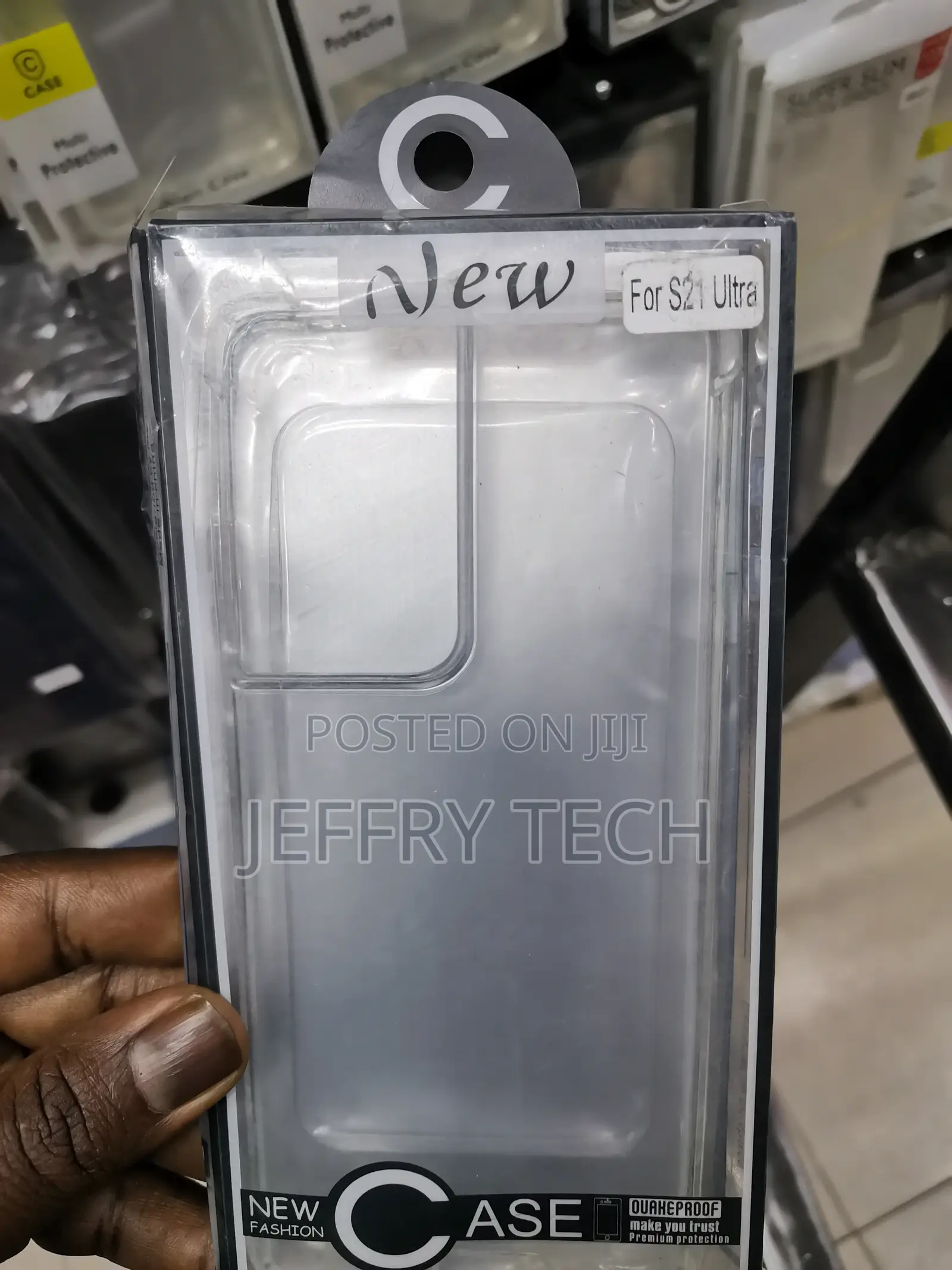 Luxury Transparent Phone Case for Samsung Galaxy S21 Ultra