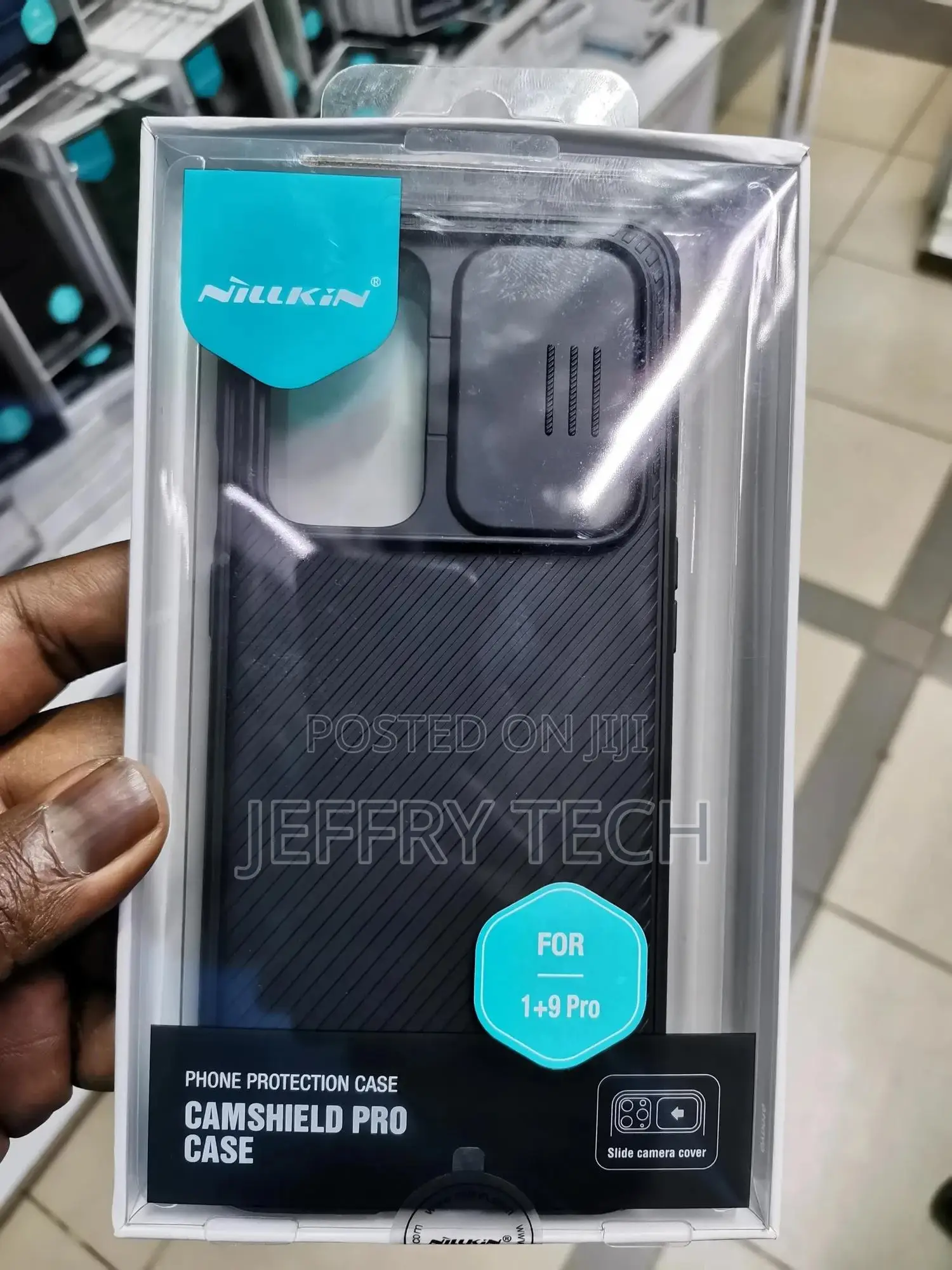 Nillkin Oneplus 9 Pro With Camshield Case Slide- Black