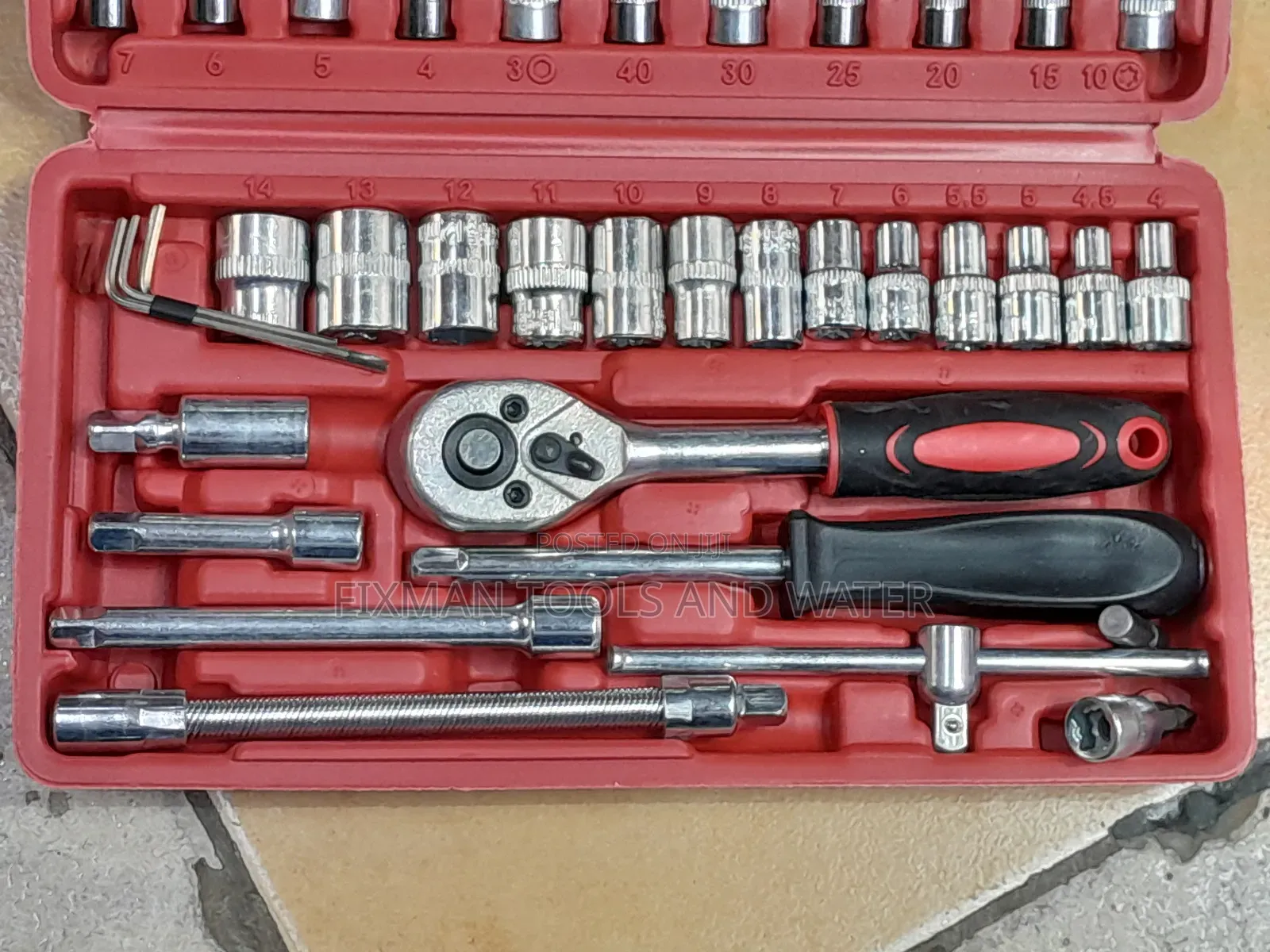 New 46 PCS Mechanical Socket Spanner Set