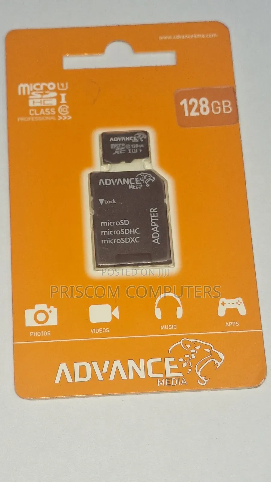 128GB Advance Microsd Memory Card With Reader