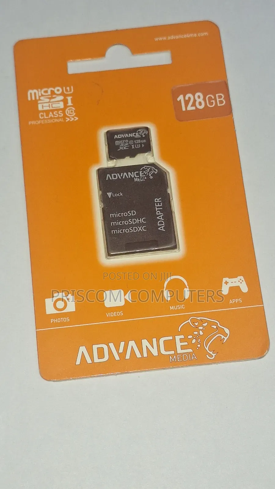 128GB Advance Microsd Memory Card With Reader