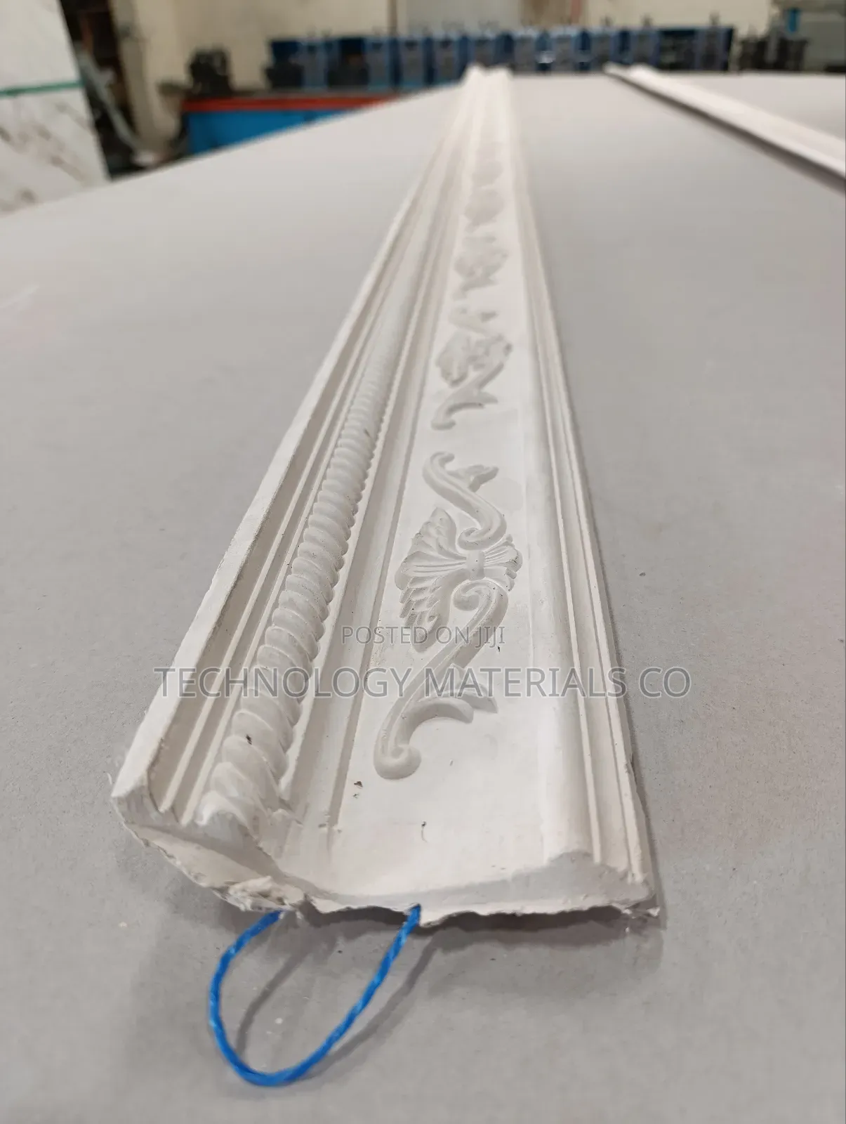 Gypsum Cornices(Intricate Floral Leaf Designs), 4 Inches.