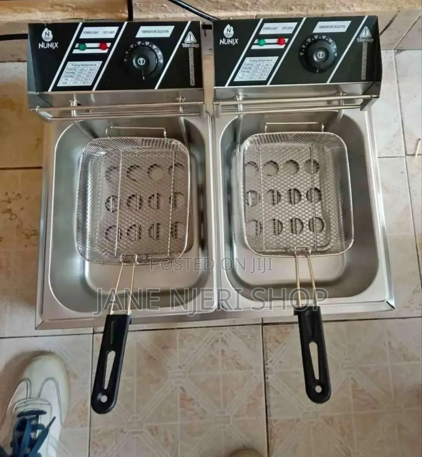 Affordable Nunix Double Deep Fryer 6l +6l