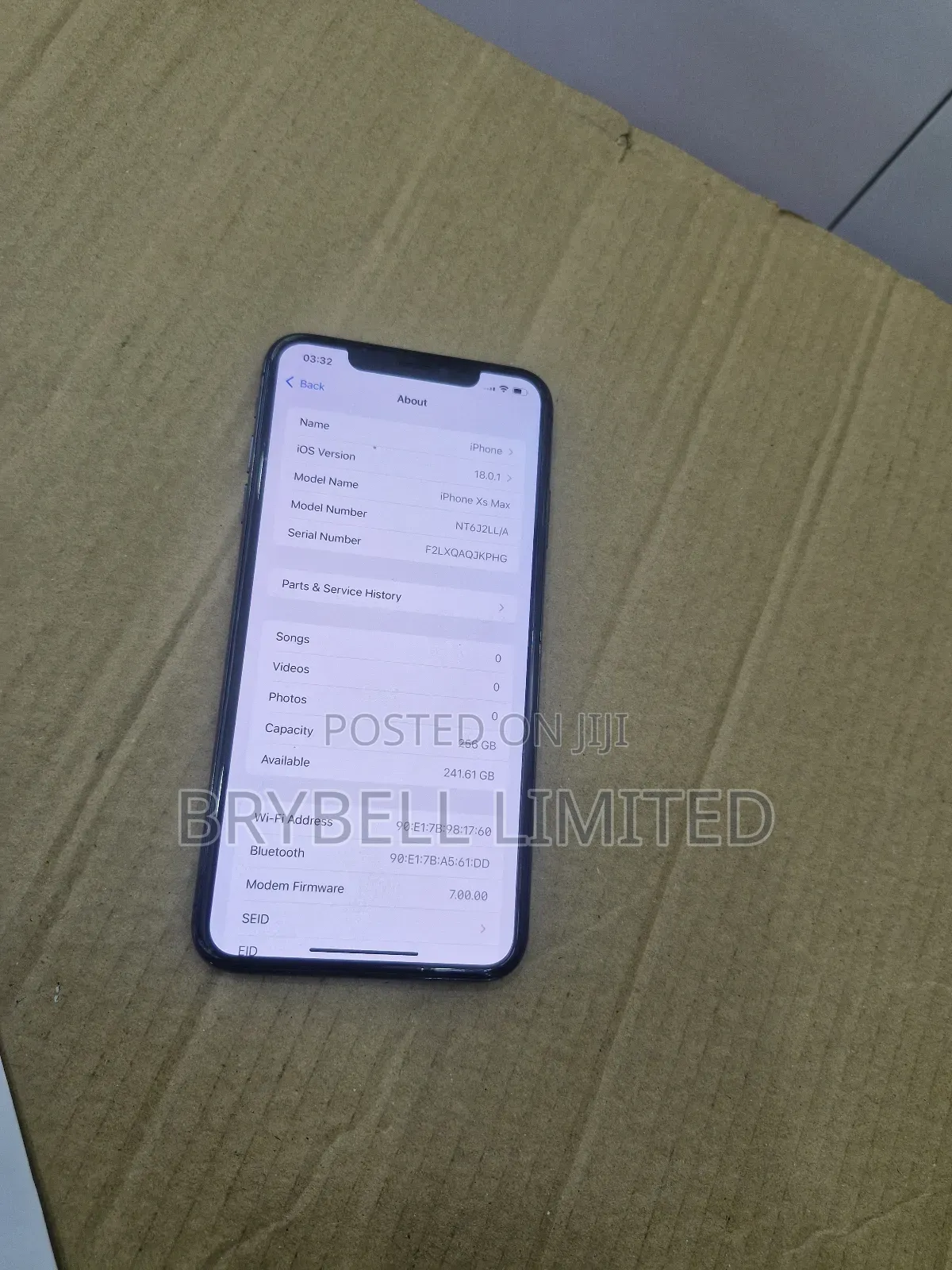 Apple iPhone XS Max 256 GB Gray