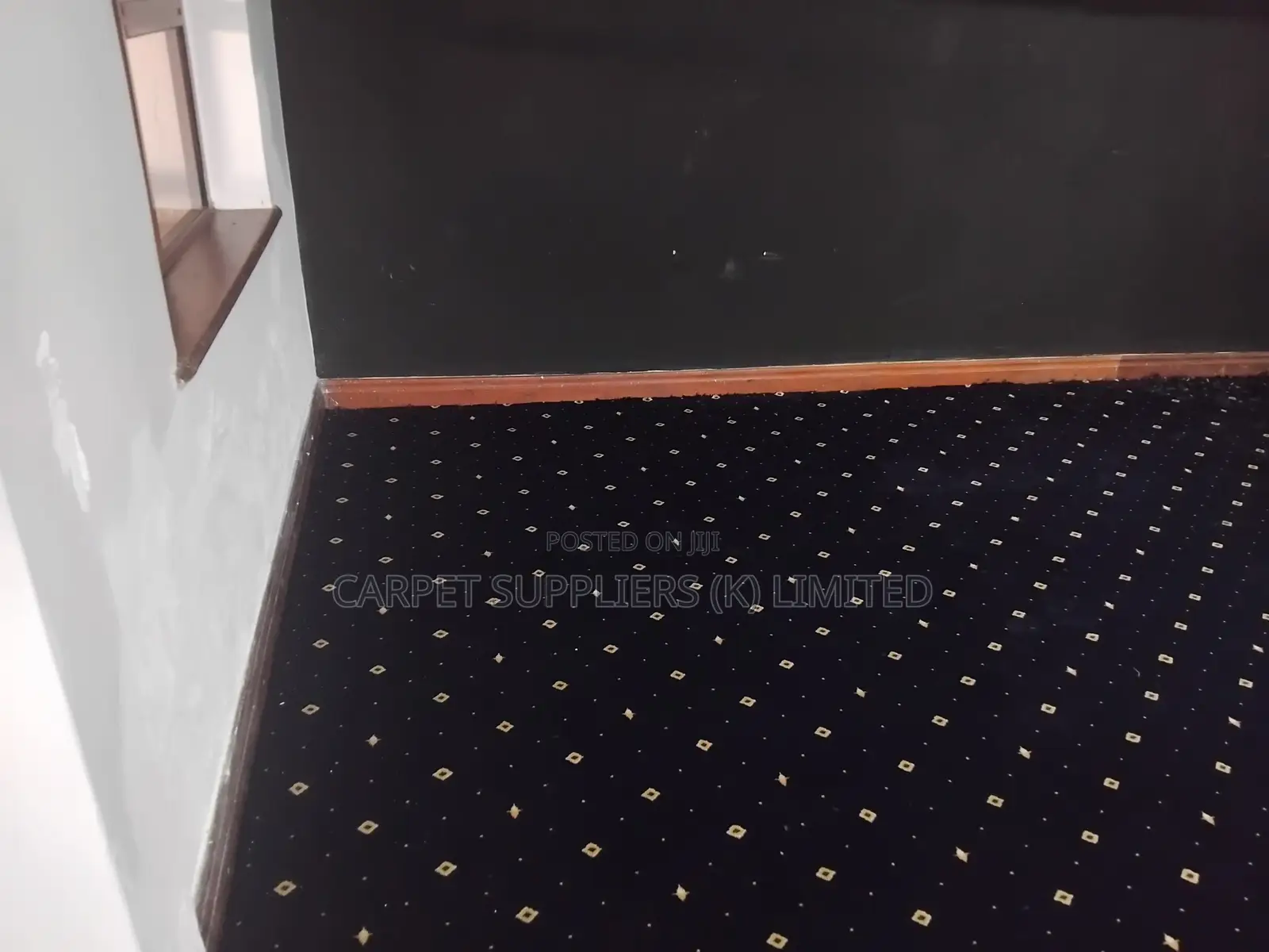 Reception Blue Wall to Wall Carpet