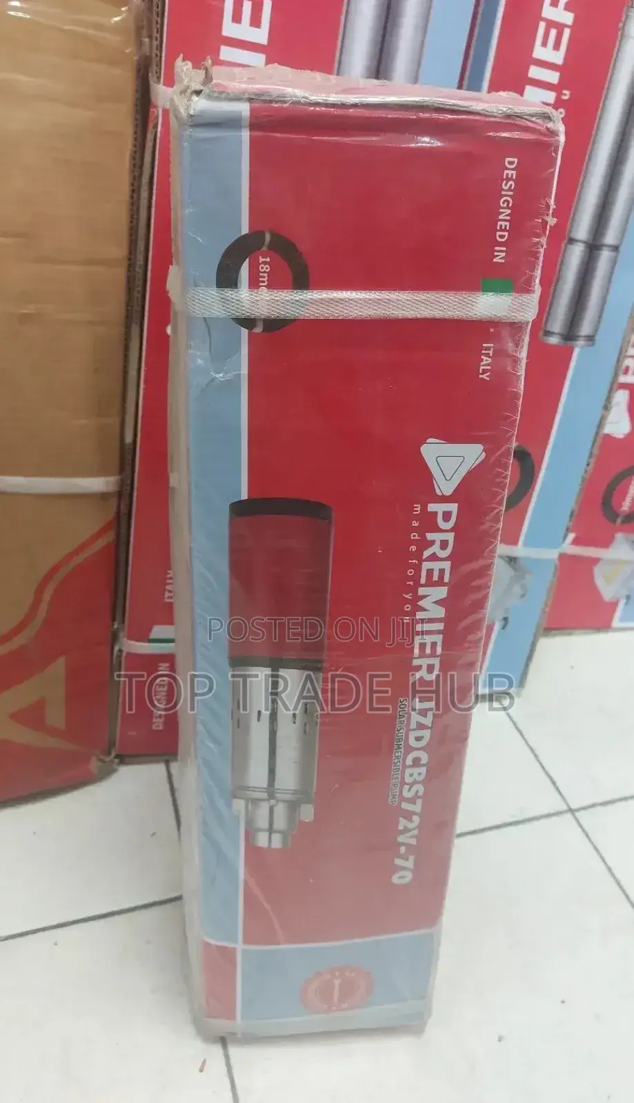 Premier DC 600W Deep Well Submersible Pump 0.8HP 70m Head