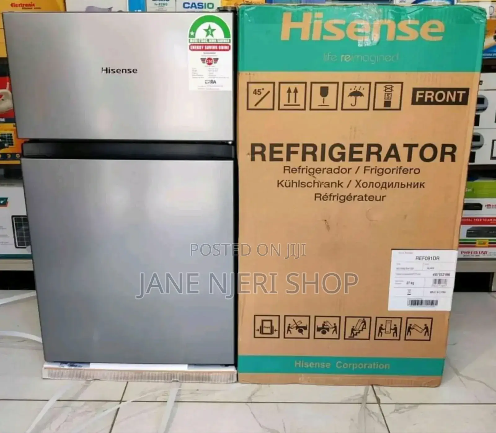 Amazing Hisense 91litres Double Door Fridge