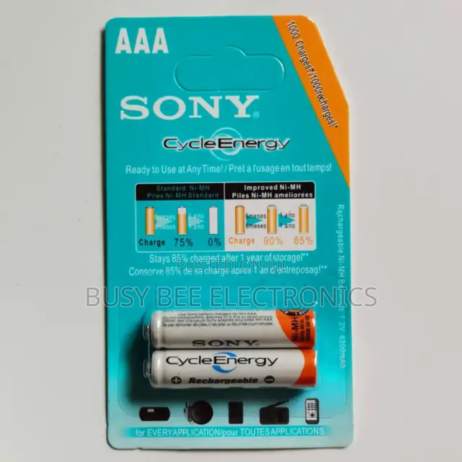 Cycle Energy Sony Rechargeable Battery