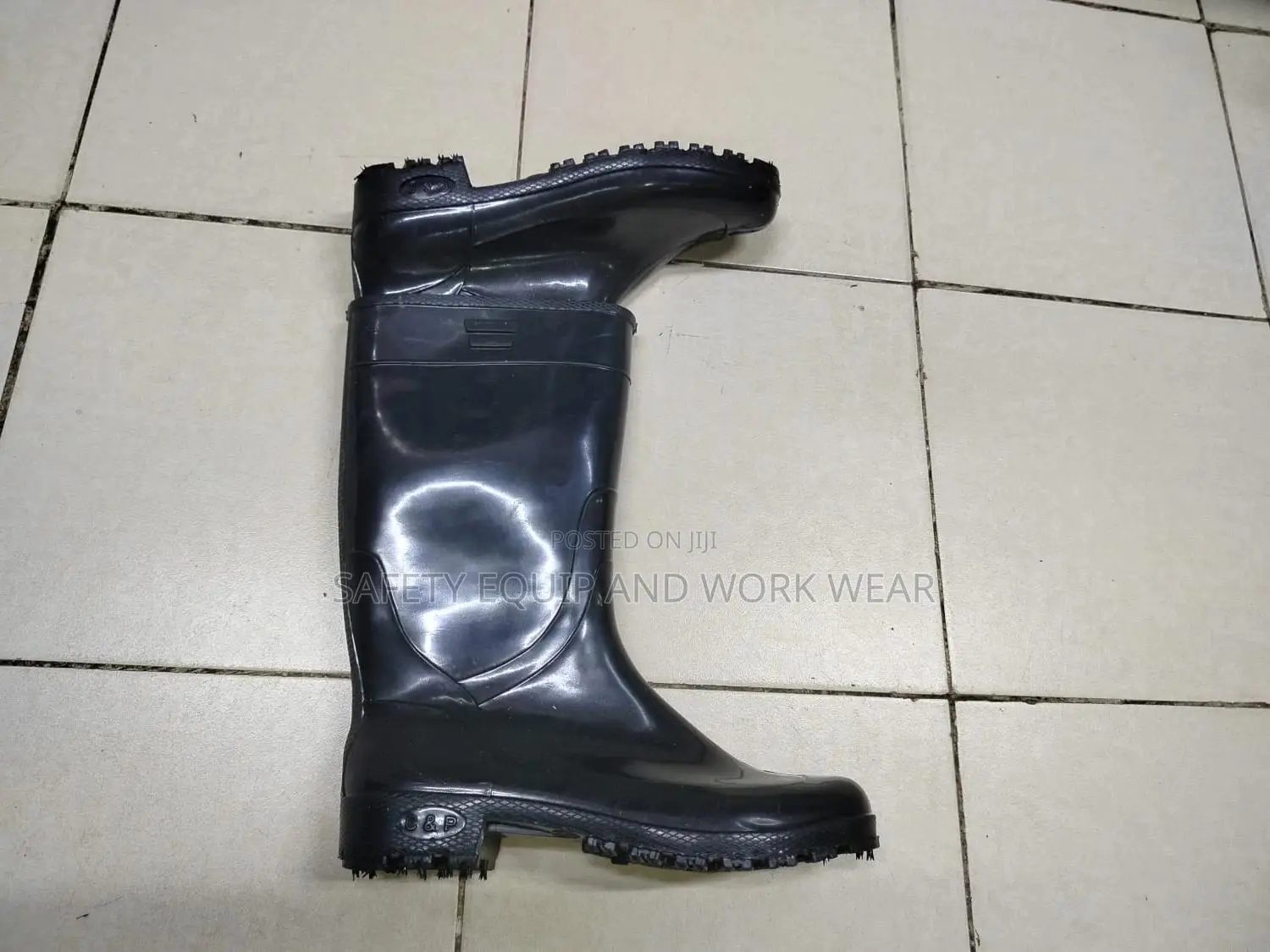 Light Black Gumboots