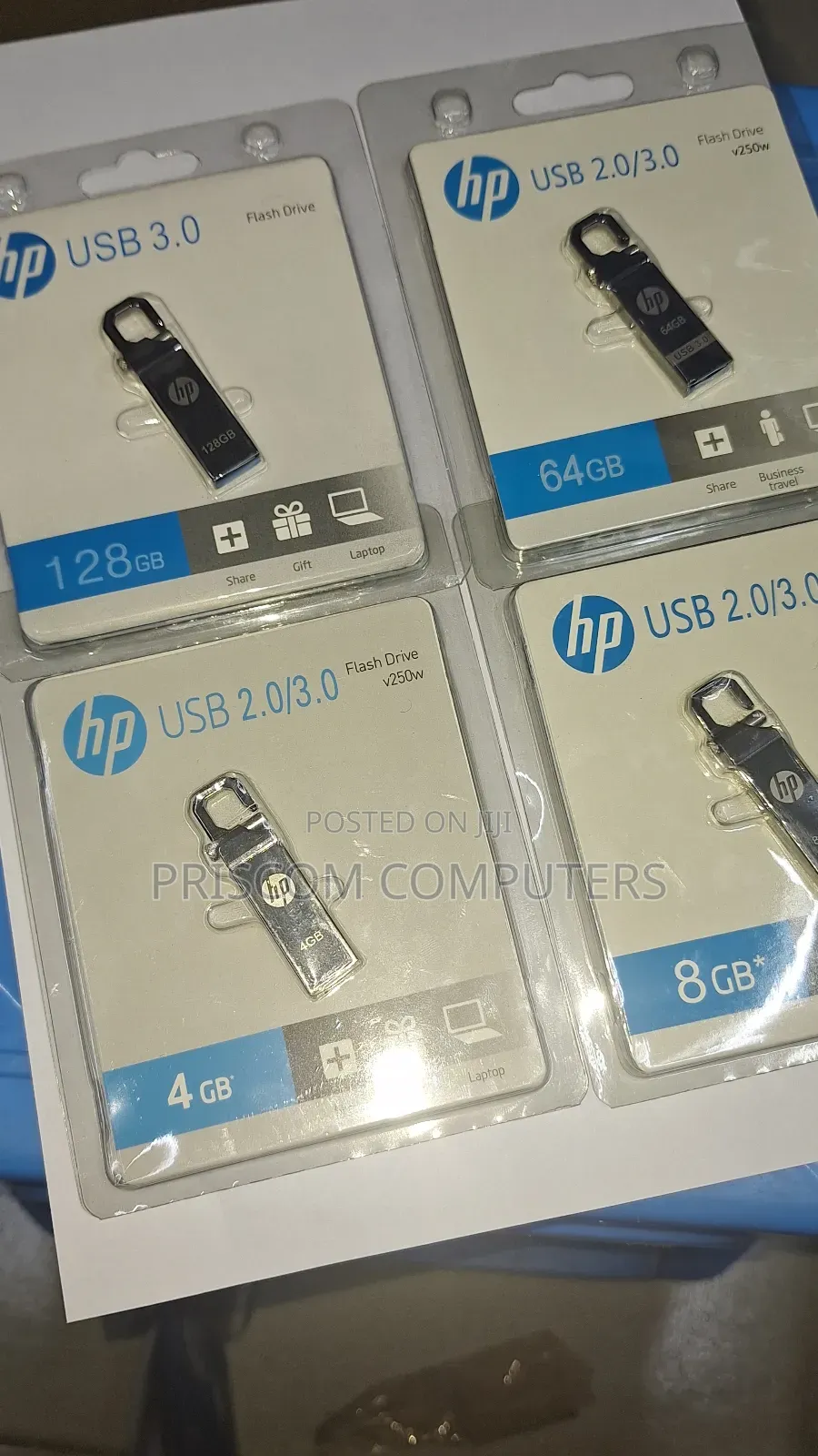 4gb, 8gb, 16gb, 32gb, 64gb, 128gb Hp Flash Drive Flash Disk