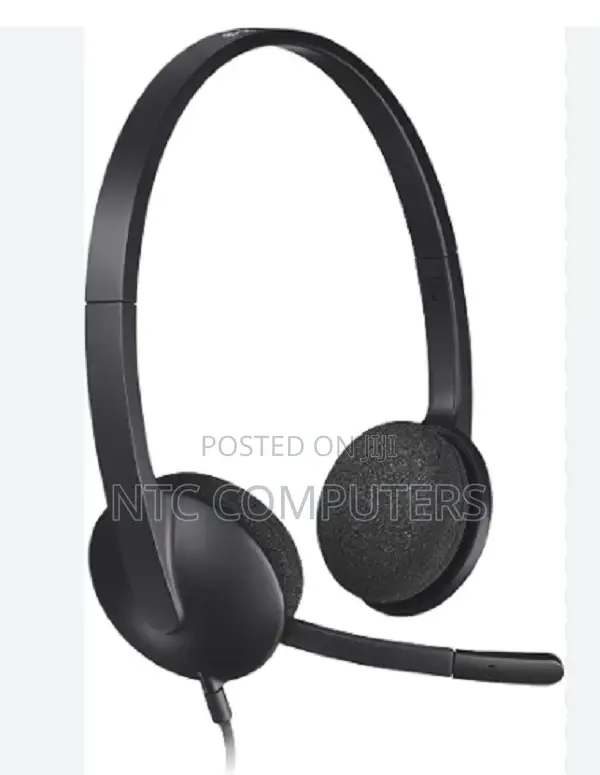 <<Logitech H340 USB Headset With Noise- Mic - / 981-00