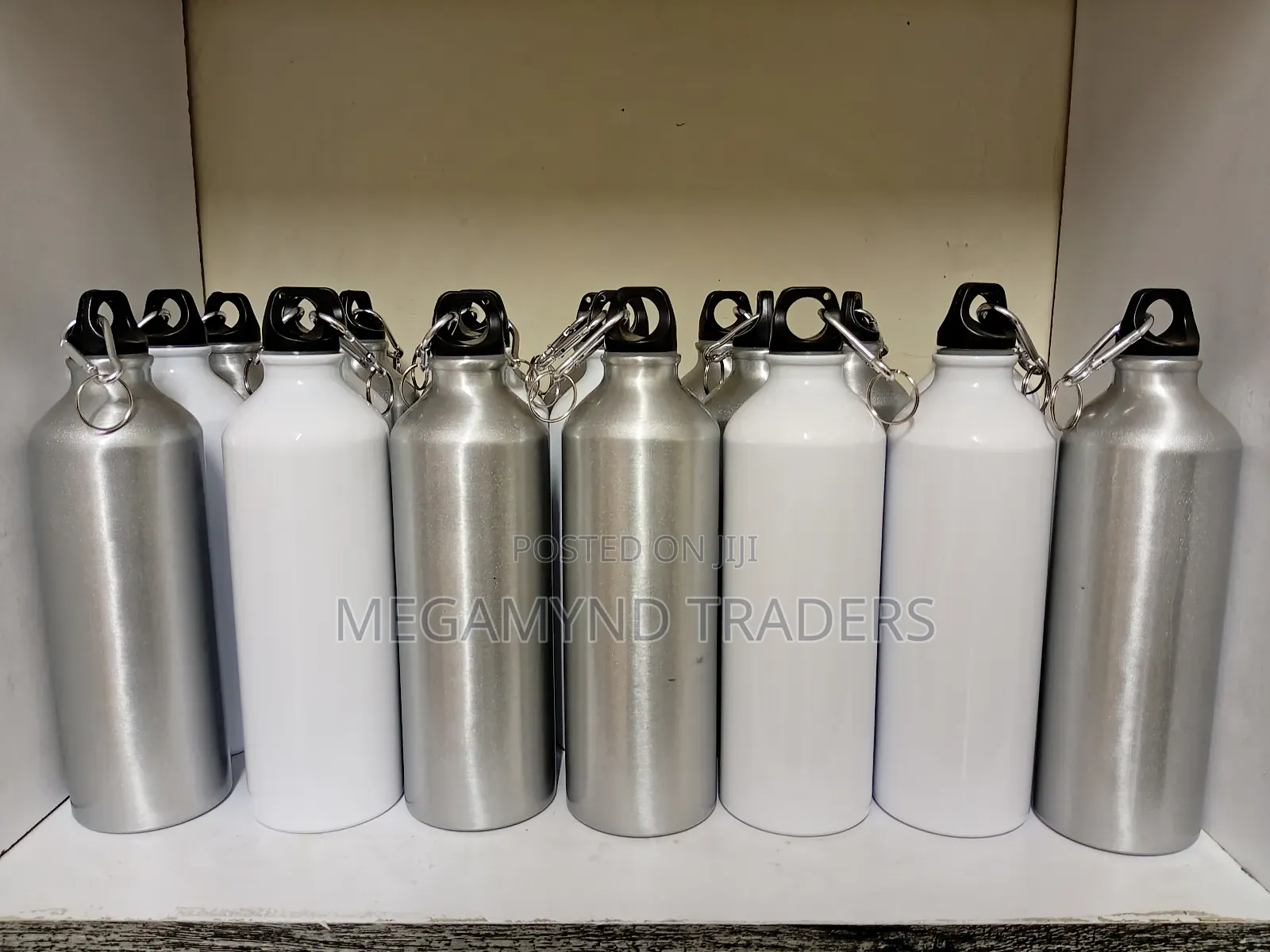 Water Bottle 750ml/Aluminium Water Bottle White