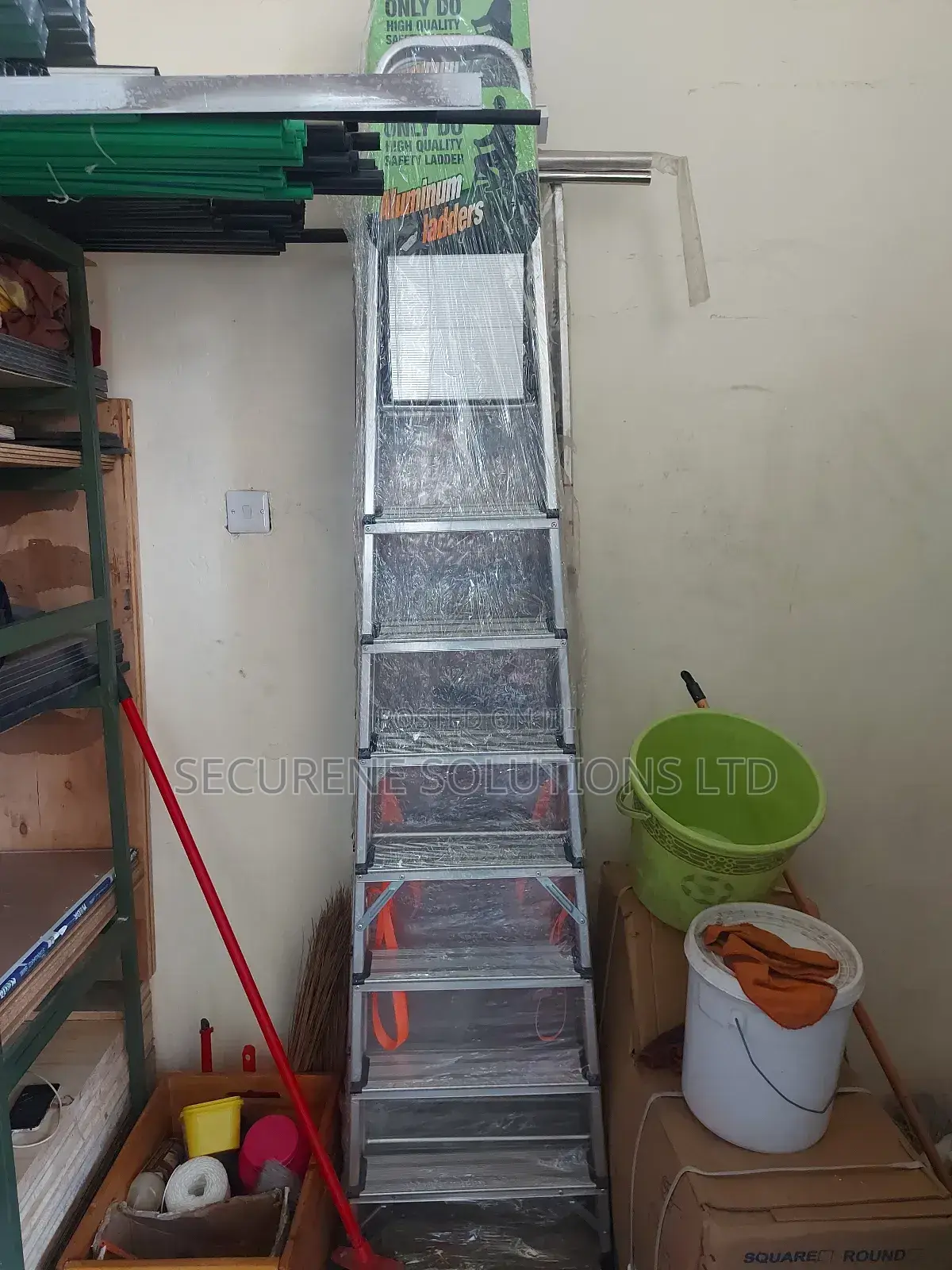 8 Step Foldable Aluminium Ladder