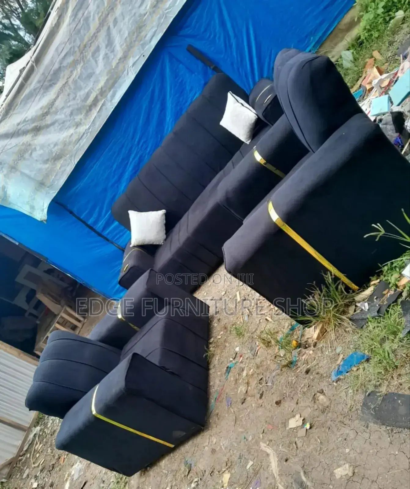 Black 5seater Sofa on Sale