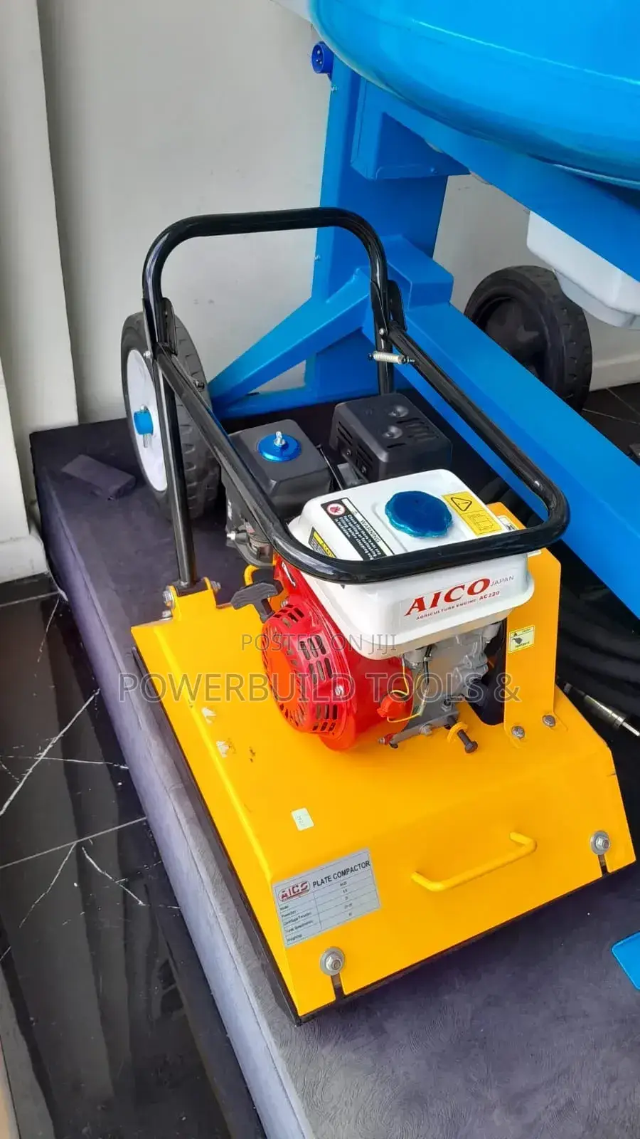Heavy-Duty Aico Plate Compactor 120kgs With Honda Engine