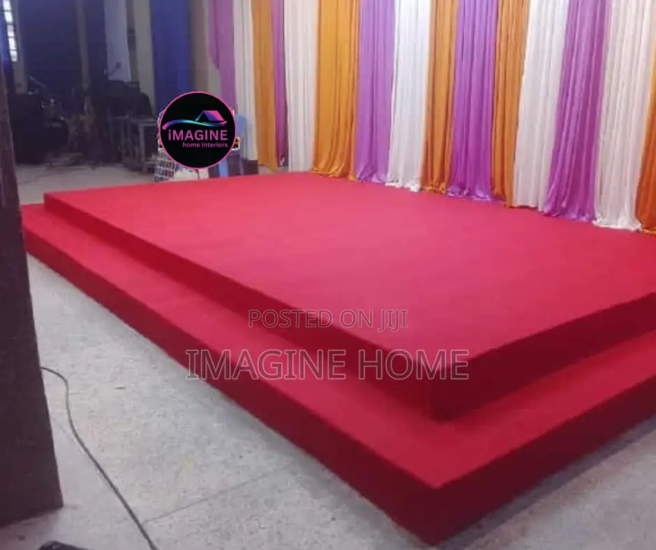 Beautiful Delta Wall to Wall Carpet Red Color