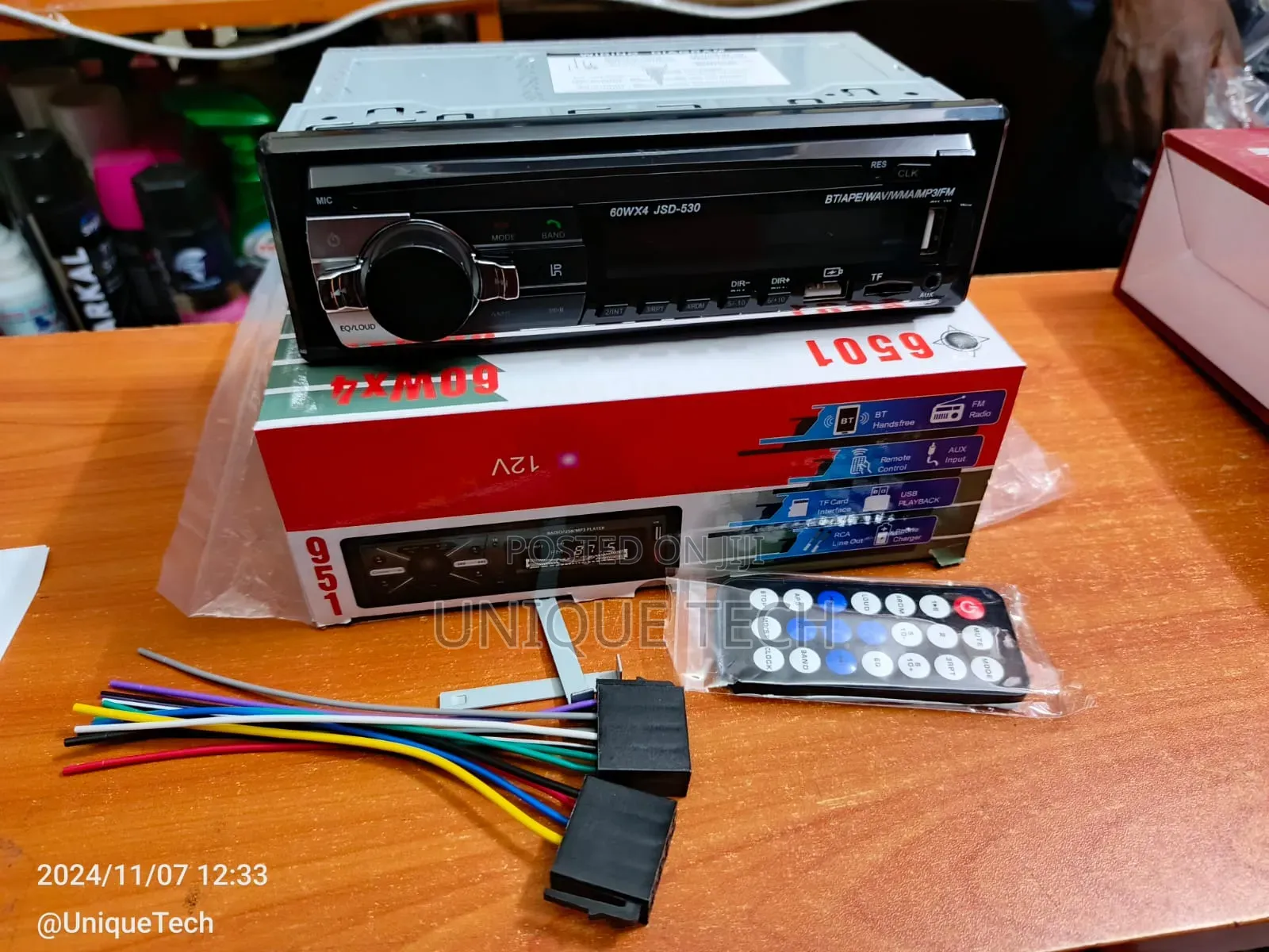 Car MP3 Player With Bluetooth, USB Connectivity, Aux RCA