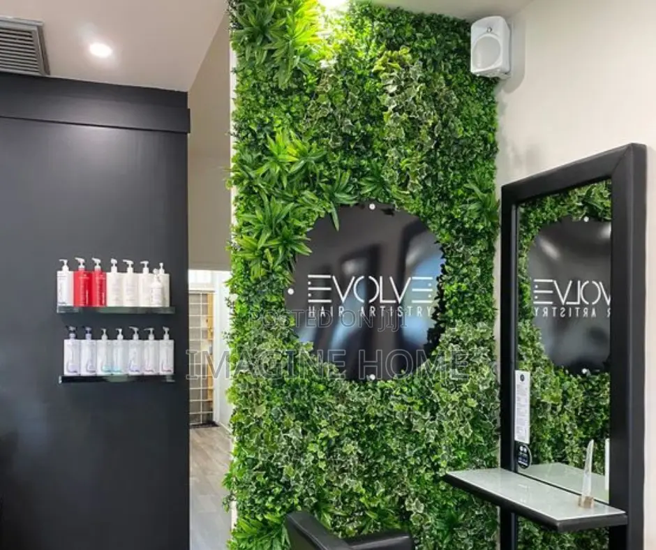 Artificial Wall Hedges, Wall Decor for Hair Shop