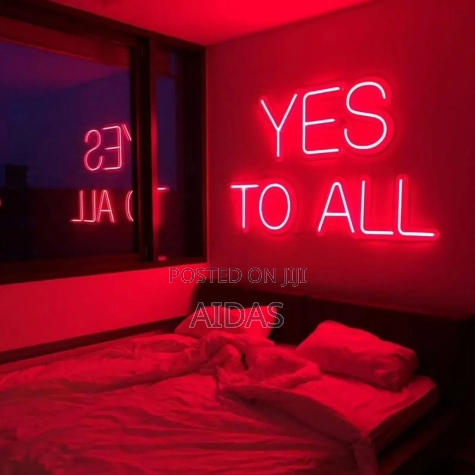 Neon Light Up Message Names