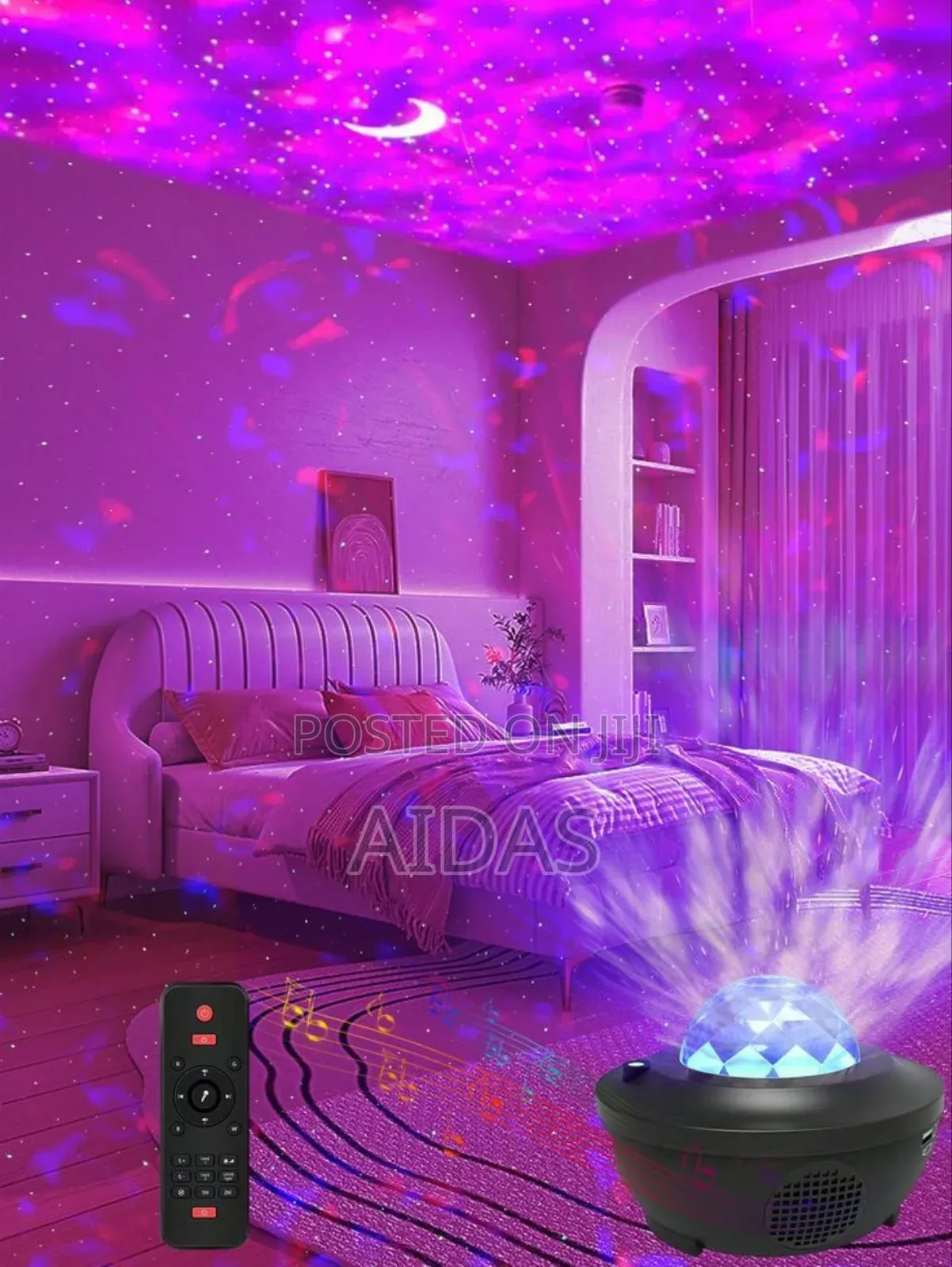 Starry Galaxy Projector Lamp for Bedroom Decor