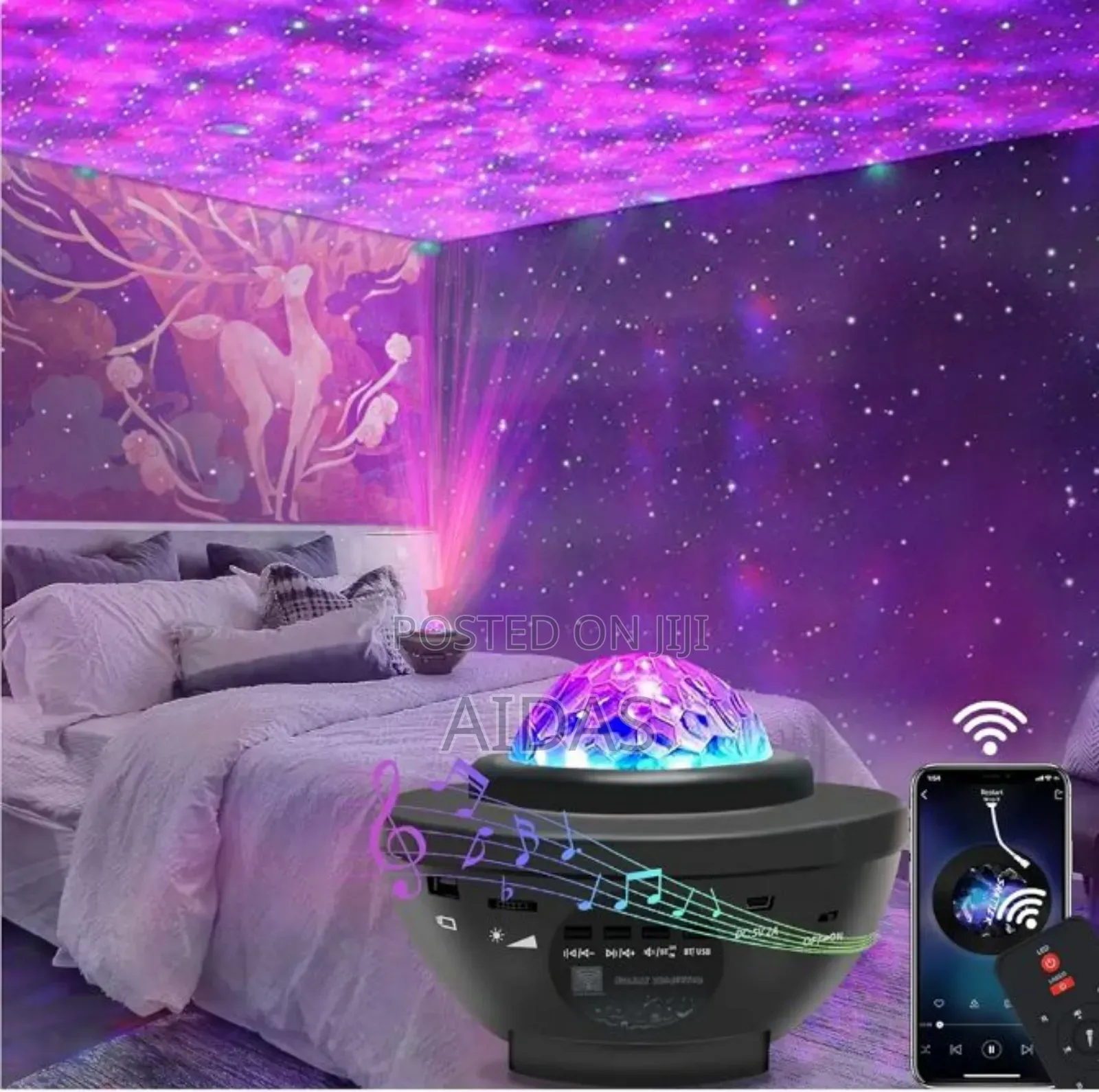 Starry Galaxy Projector Lamp for Bedroom Decor
