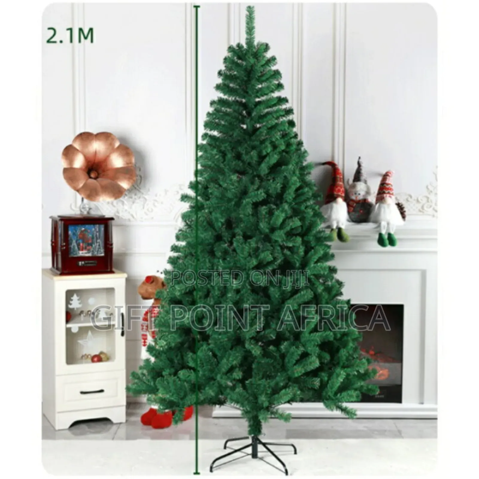 7ft Artificial Christmas Tree (2.1cm)