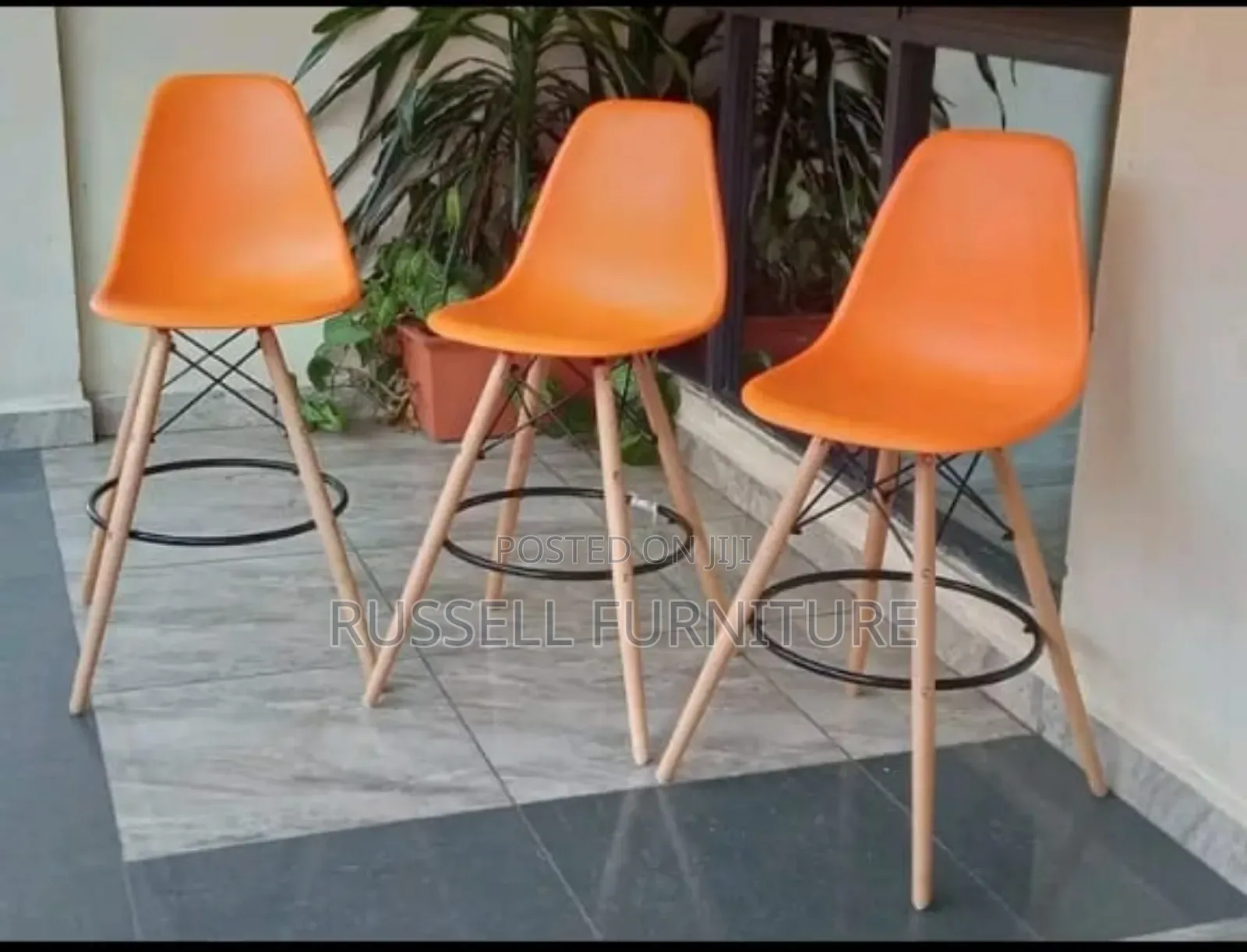 Modern Orange Eames Chair