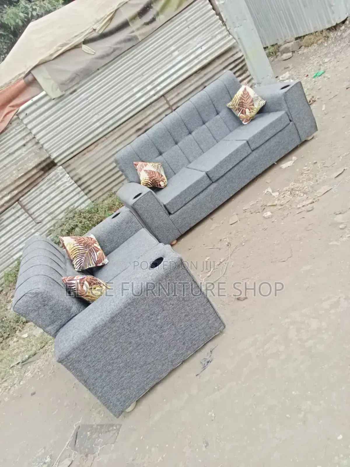 3,2 Grey Sofa Set on Sale