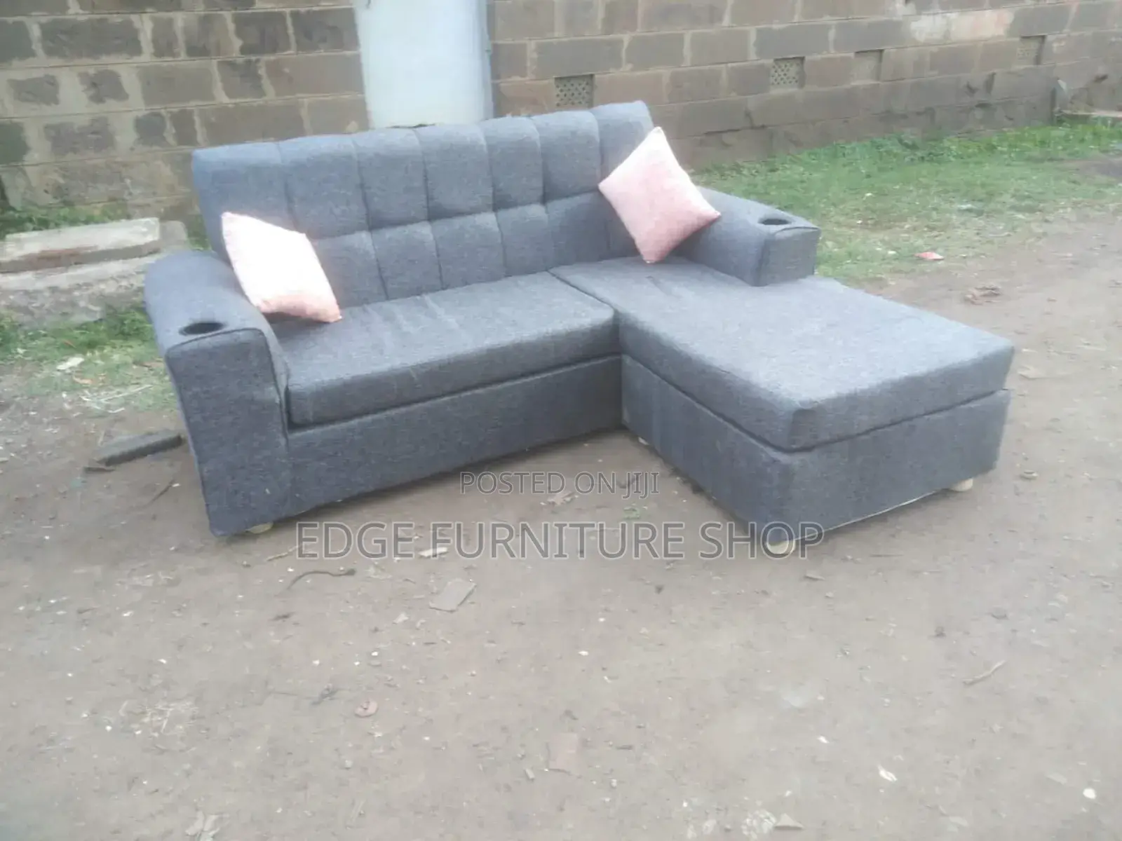 Mini L Shaped Sofa Set Available for Sale