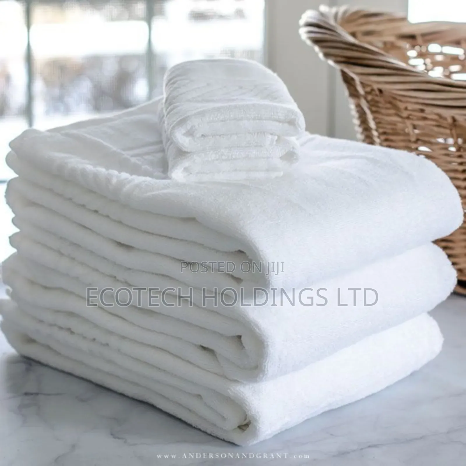 90 by 165 Bathroom Towels (White) H4r