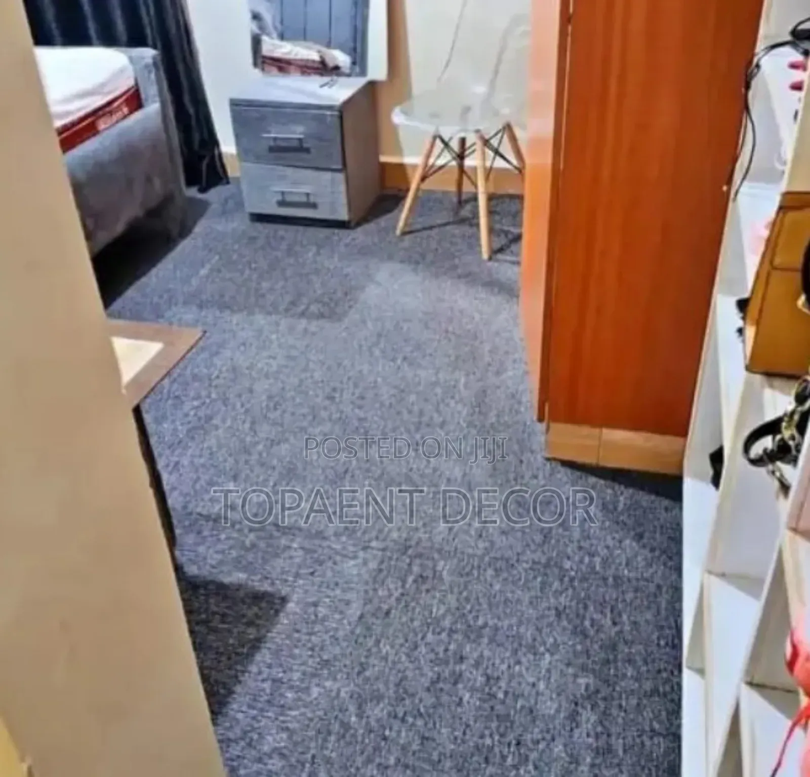 Grey Wall to Wall Bedroom Delta Carpet