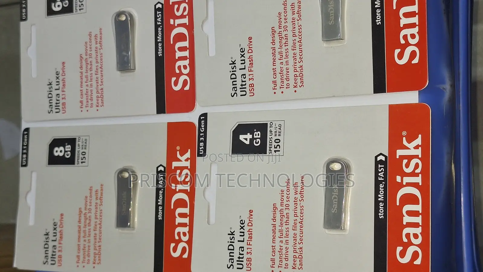 Sandisk Ultra Luxe Flash Disk 8GB,16gb, 32GB, 64GB, 128GB