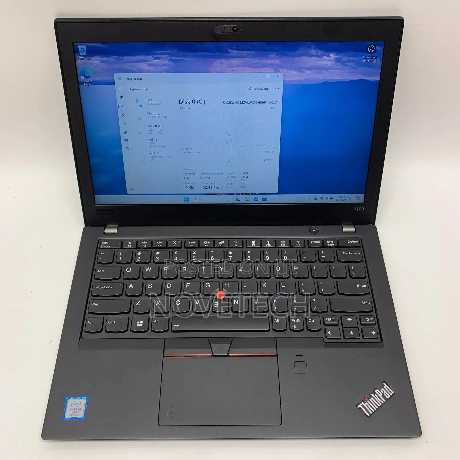 Laptop Lenovo ThinkPad X280 8GB Intel Core I5 SSD 256GB