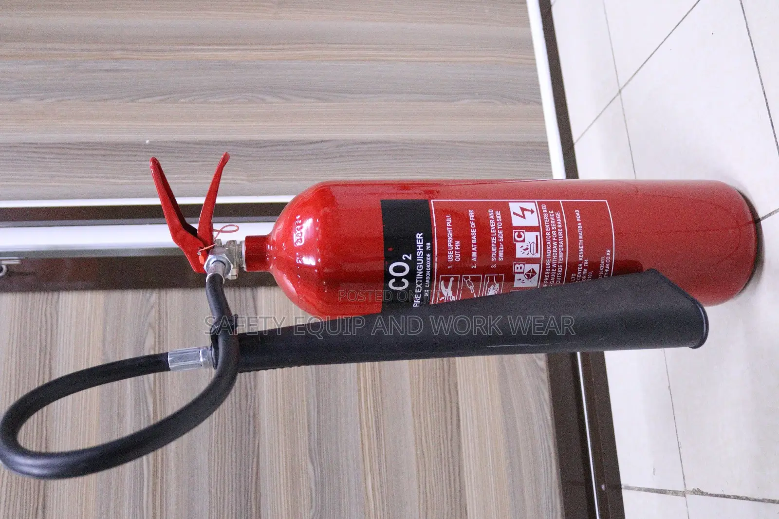 5KG CO2 Fire Extinguisher Non Flammable Compressed Gas