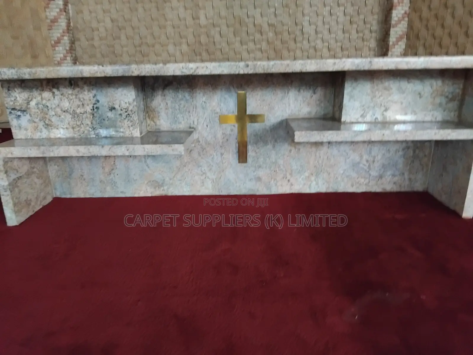 Vip Maroon Altar Carpet