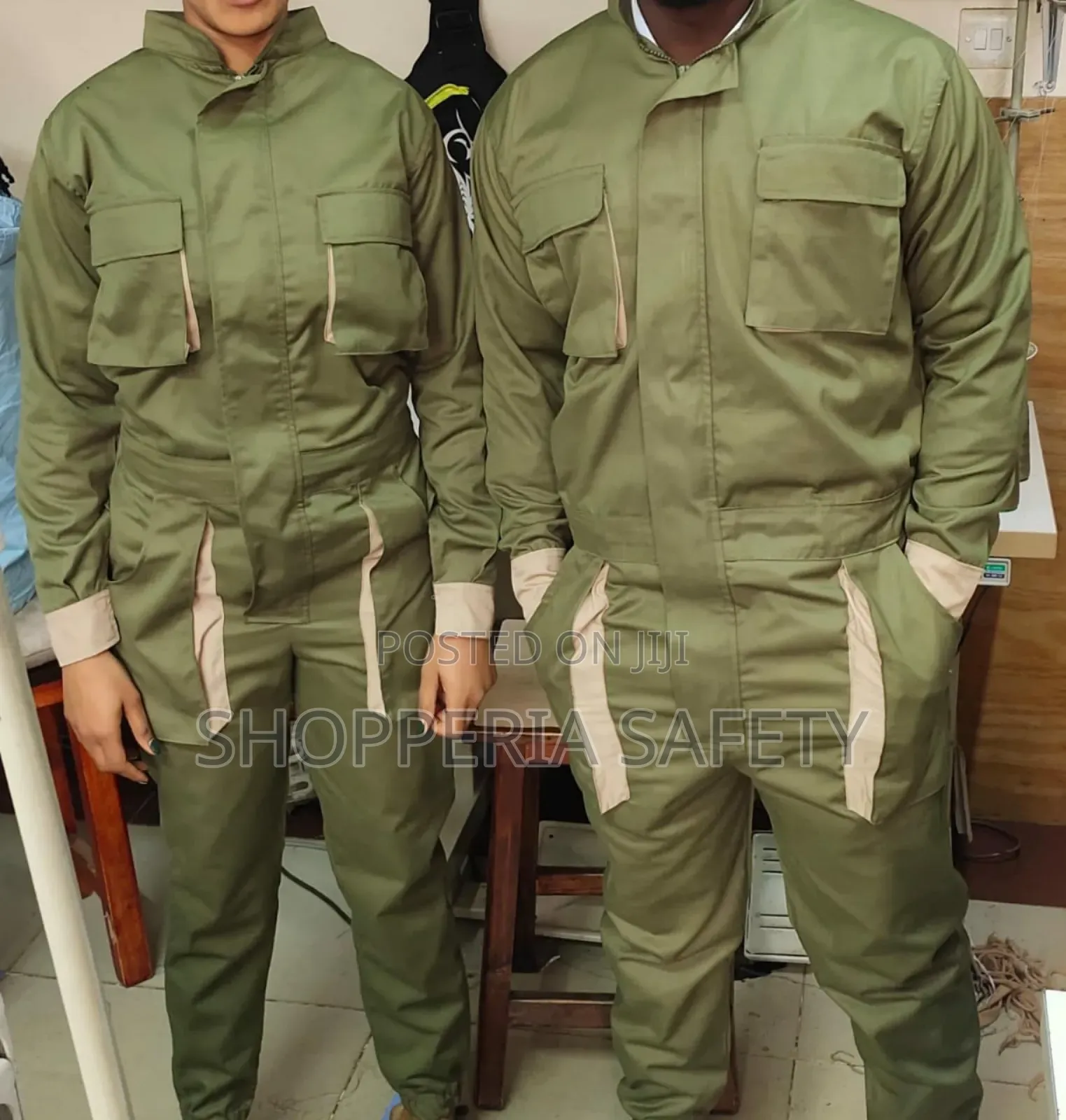 Jungle Green Unique Overalls