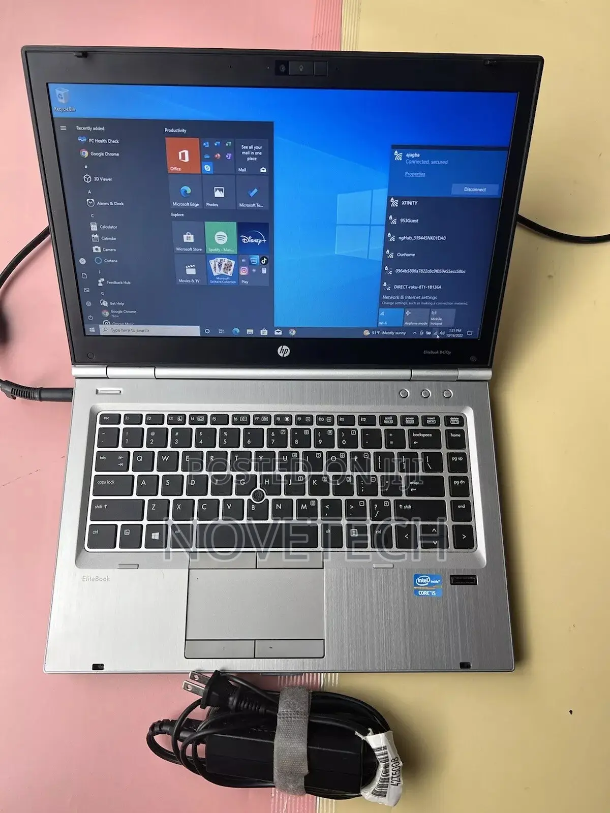 Laptop HP EliteBook 8470P 8GB Intel Core I5 SSD 500GB