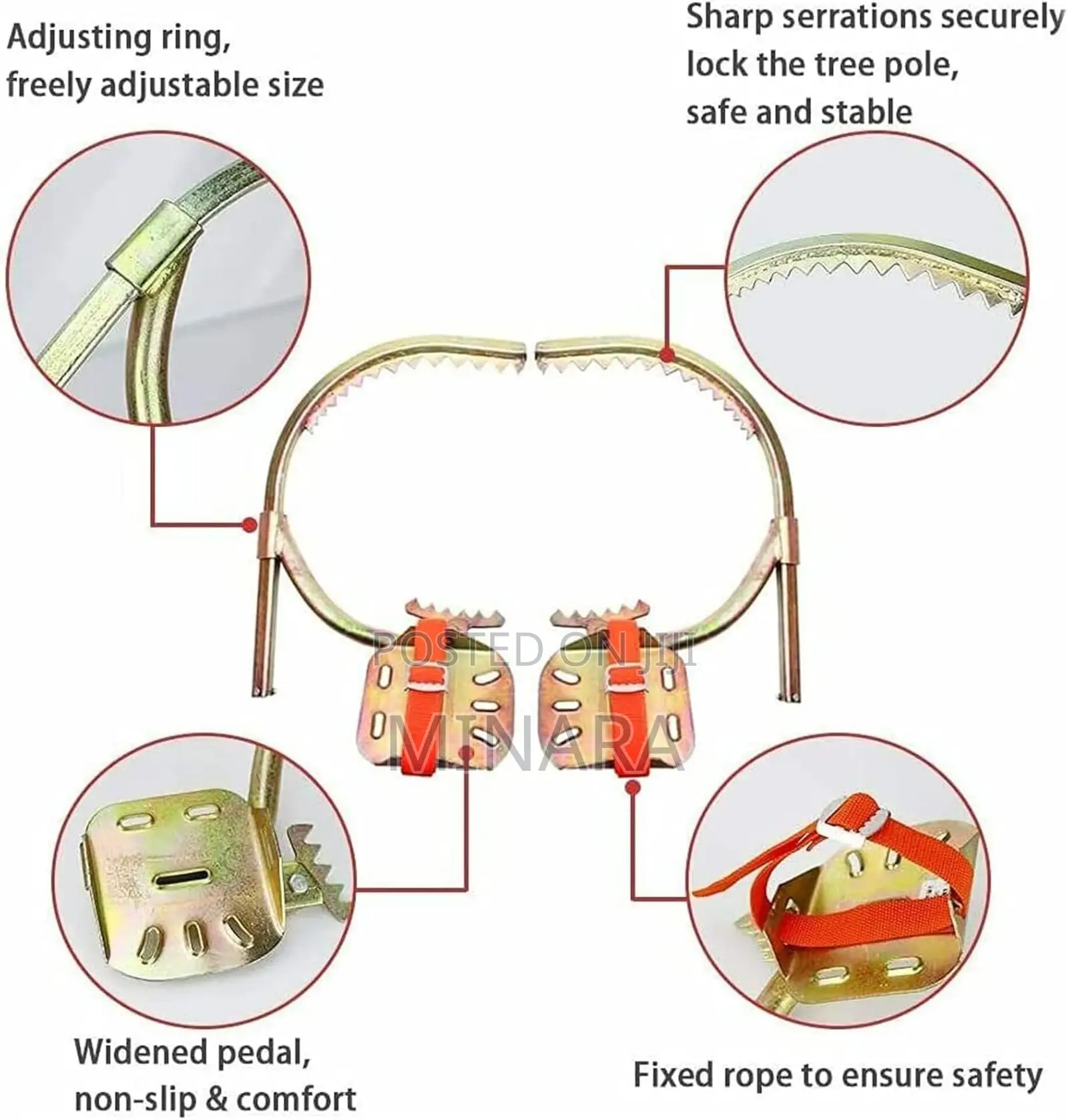 Wooden Pole Climbers