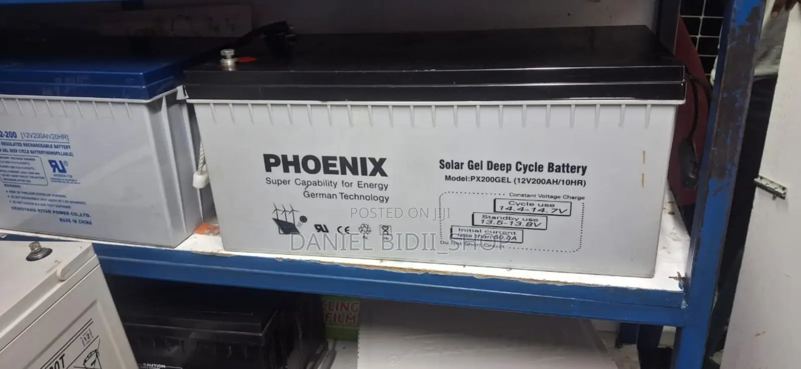 Phoenix Solar Gel Deep Cycle Battery 12v 200ah