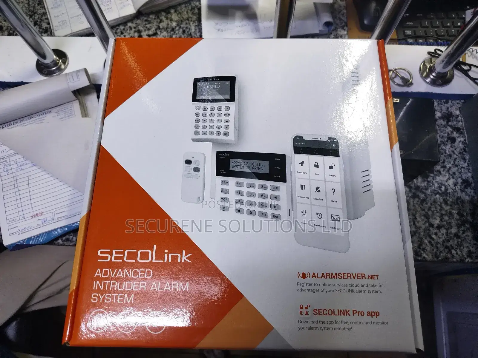 Alarm Keypad Secolink Alarm Intruder System