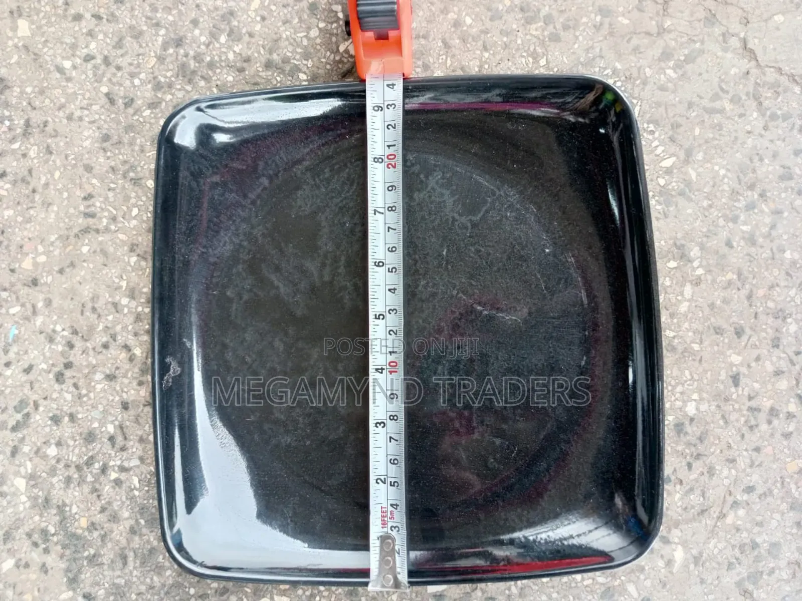 Melamine Dinner Plates/12pc Melamine Plate/12pc Black Plates