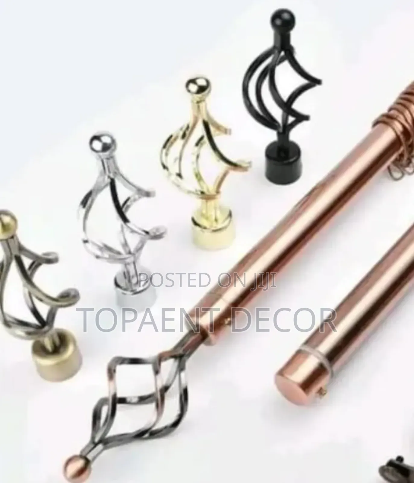 Adjustable Curtain Rods and the Flower Ends