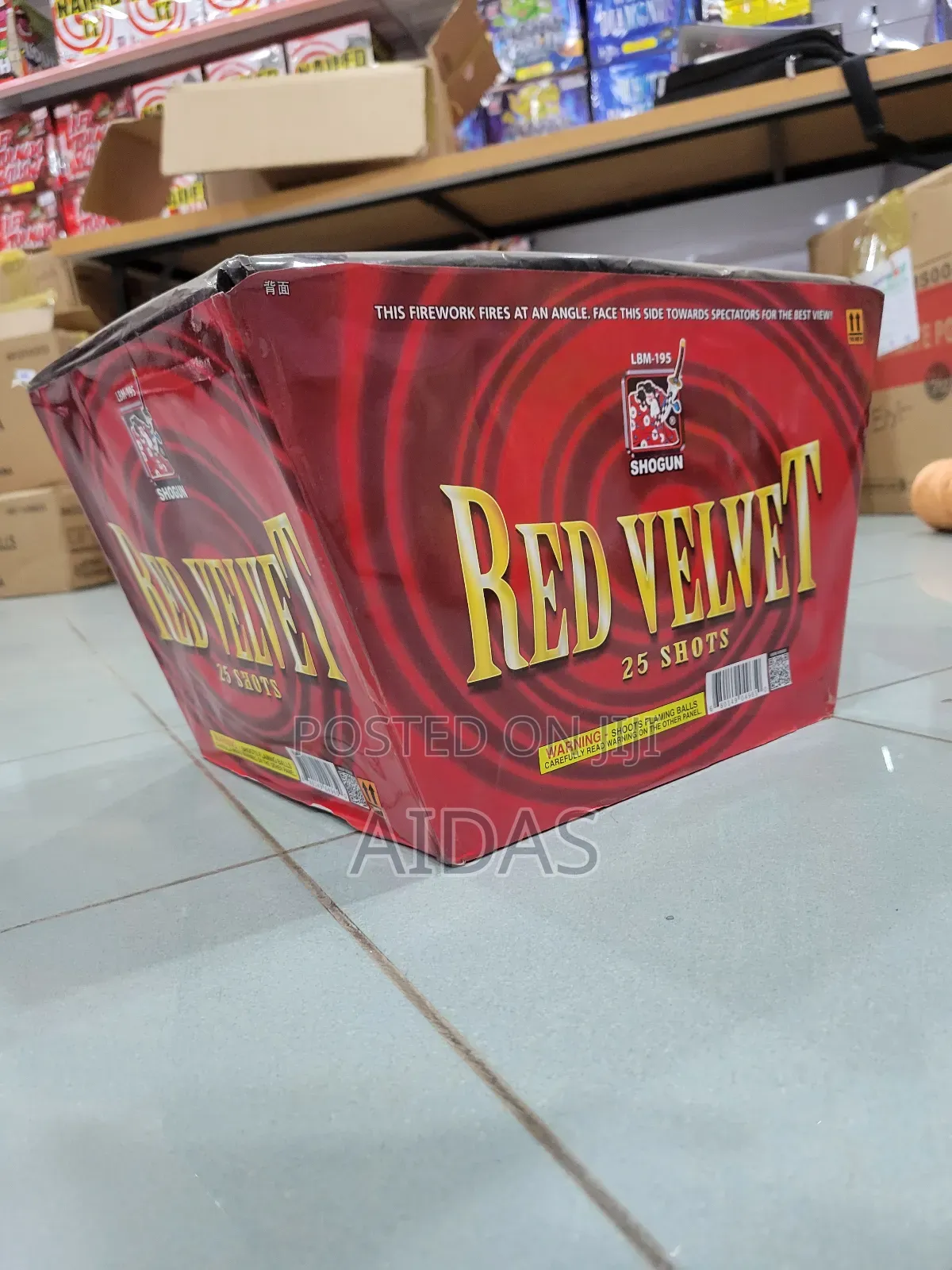 25 Shots Red Velvet Fireworks for Club Use