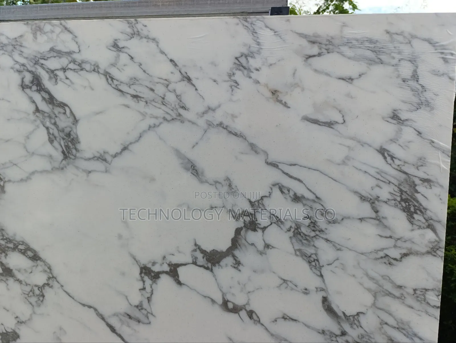 White Cloudy Veins Island Sintered Stone(320cm * 160cm)