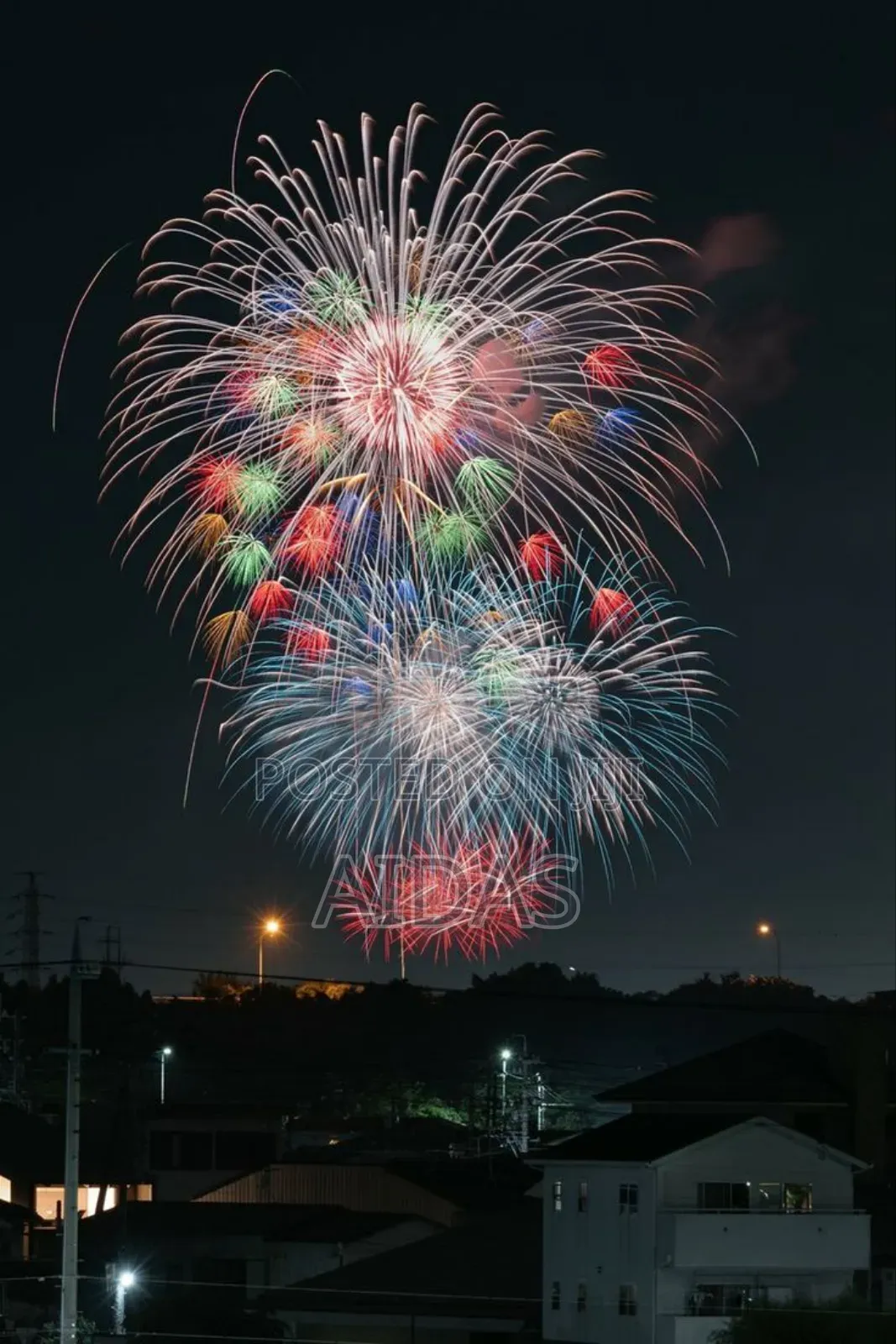 Colorful Outdoor Fireworks