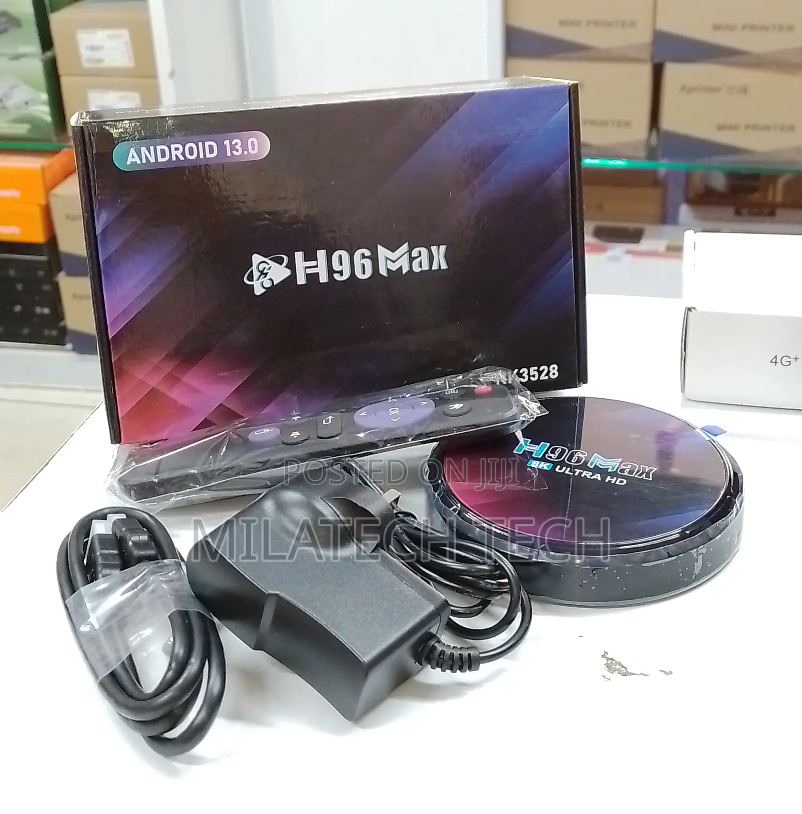 H96 Max Ultra Hd Smart Tv Box Android 13 4gb Ram 32gb Rom